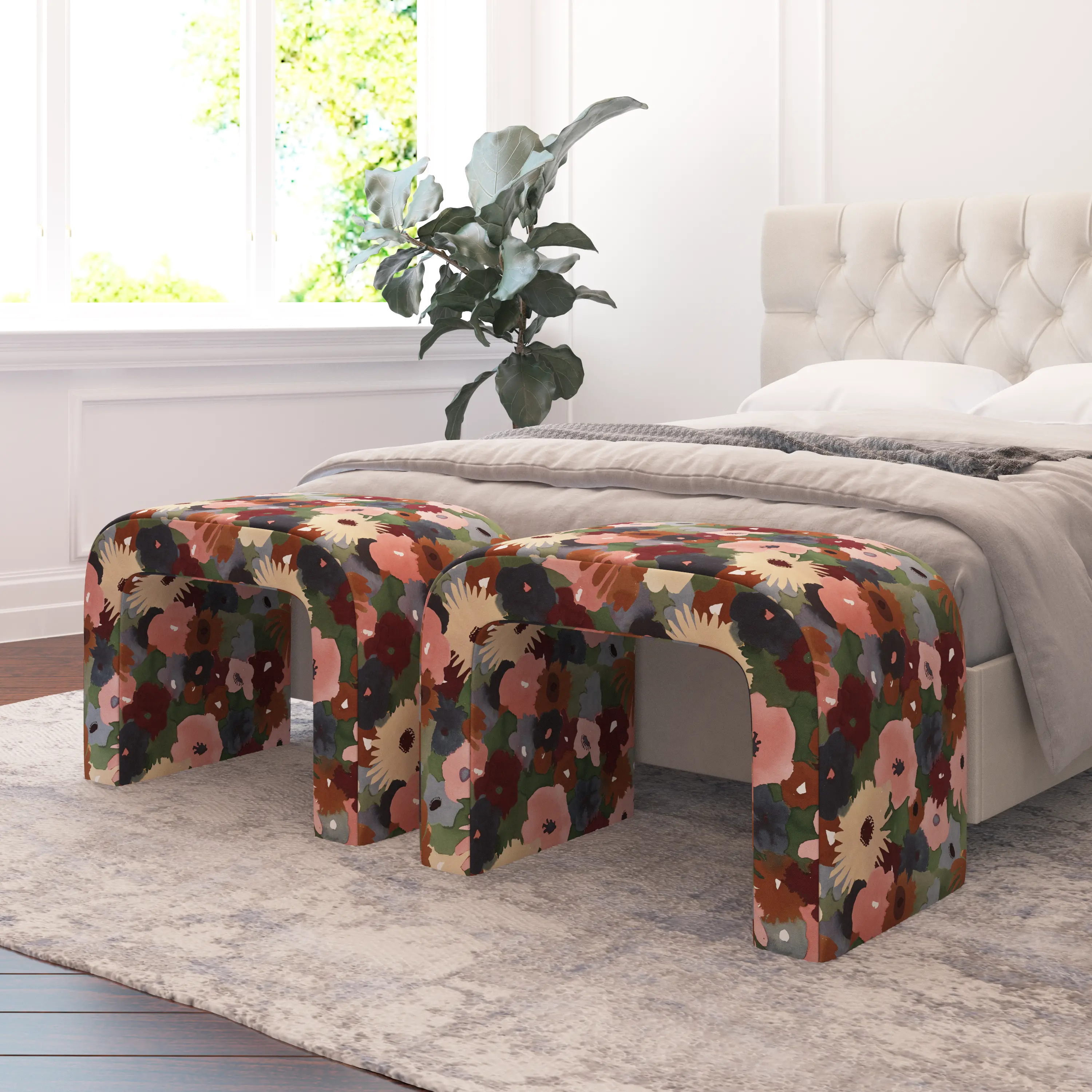27-2MRGPLMOGA Mia Floral Plum Ottoman-2