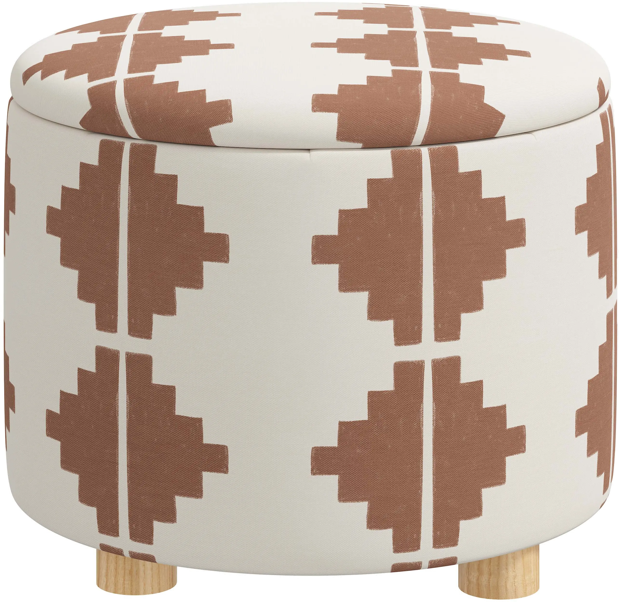 576AZTTRCOGA Bria Aztec Terracotta Storage Ottoman-3