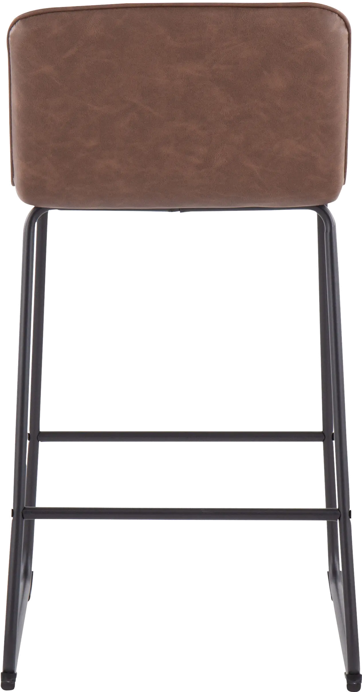 B26-CASPER2 BKE2 Casper Faux Leather Dark Brown Counter Stool (Set of 2)-4