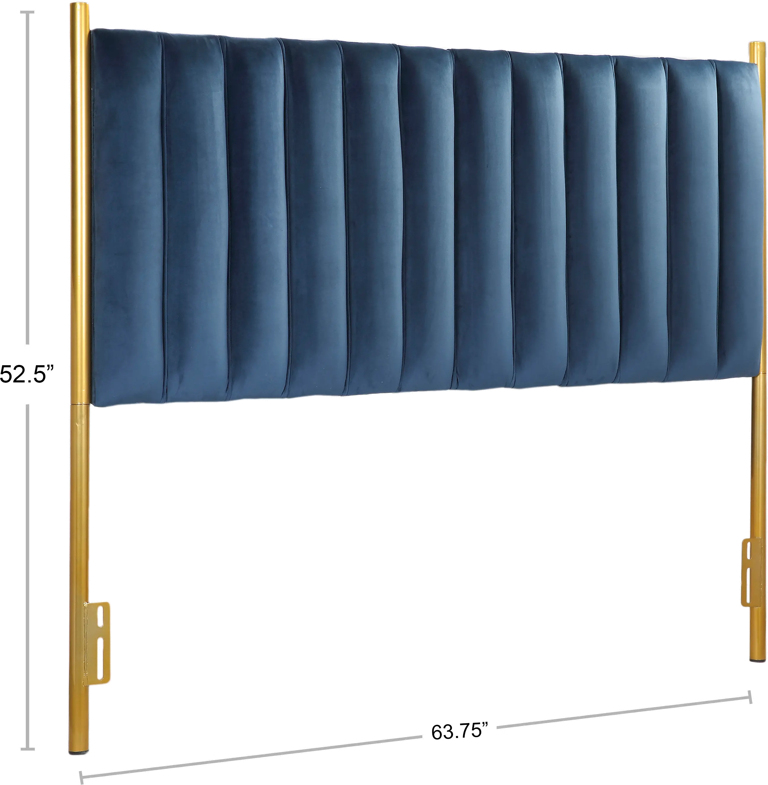 HB-CHLOE AUVGY Chloe Queen Headboard in Gray Velvet-8