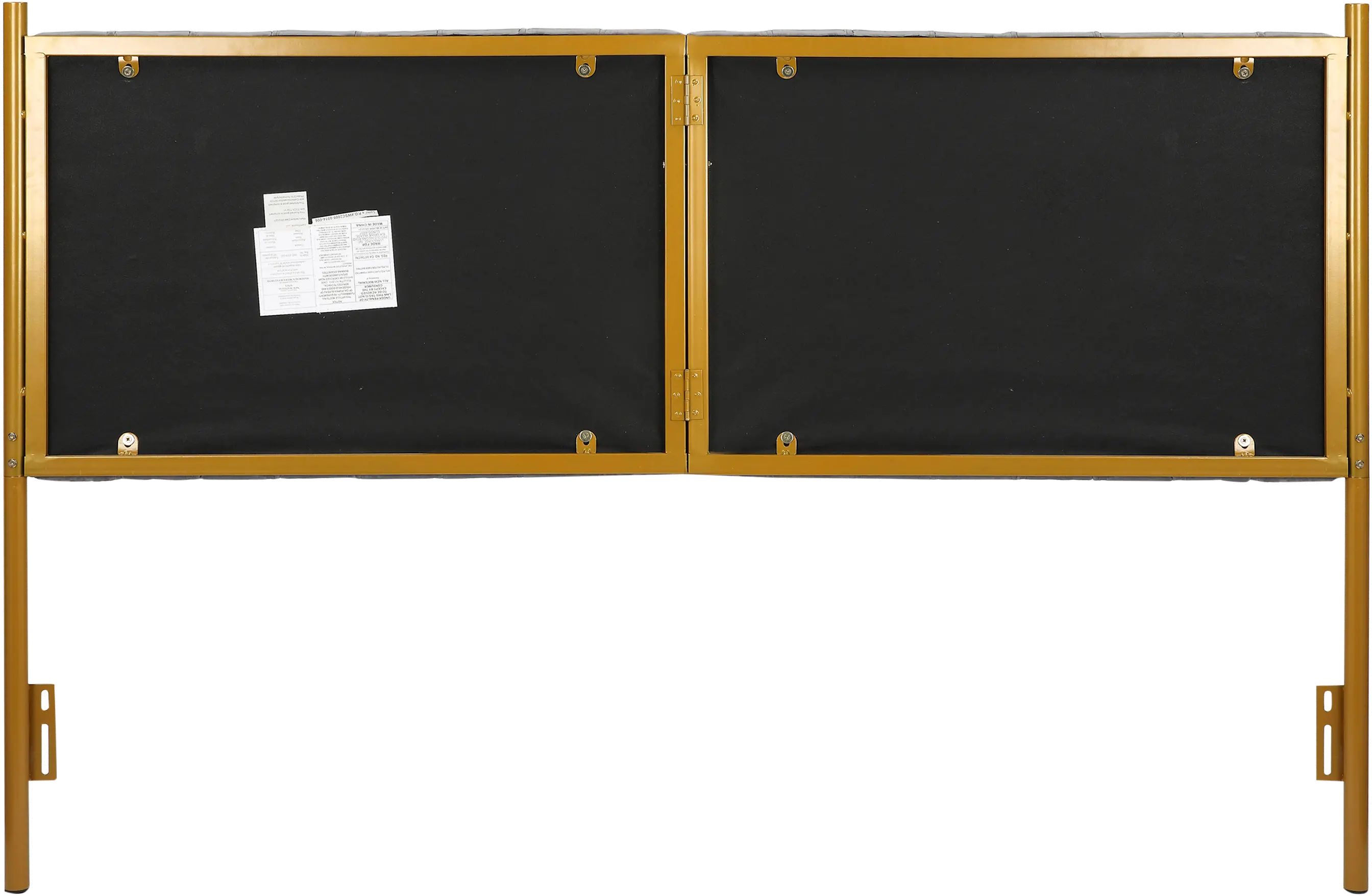 HB-CHLOEKING AUVGY Chloe King Headboard Gray Velvet-5