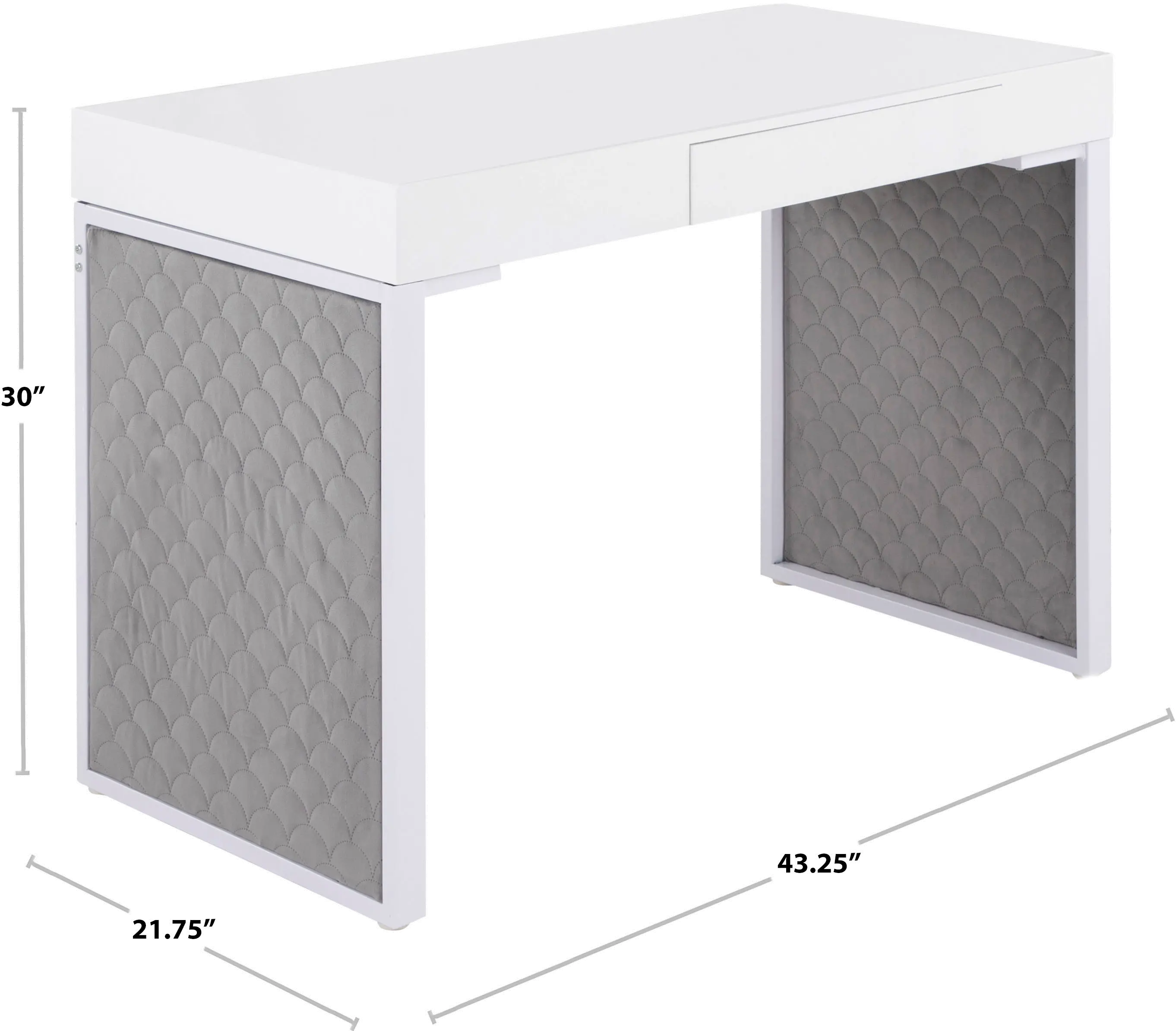 OFD-DRIFTUP BKBKSV Drift Black Upholstered Desk-8