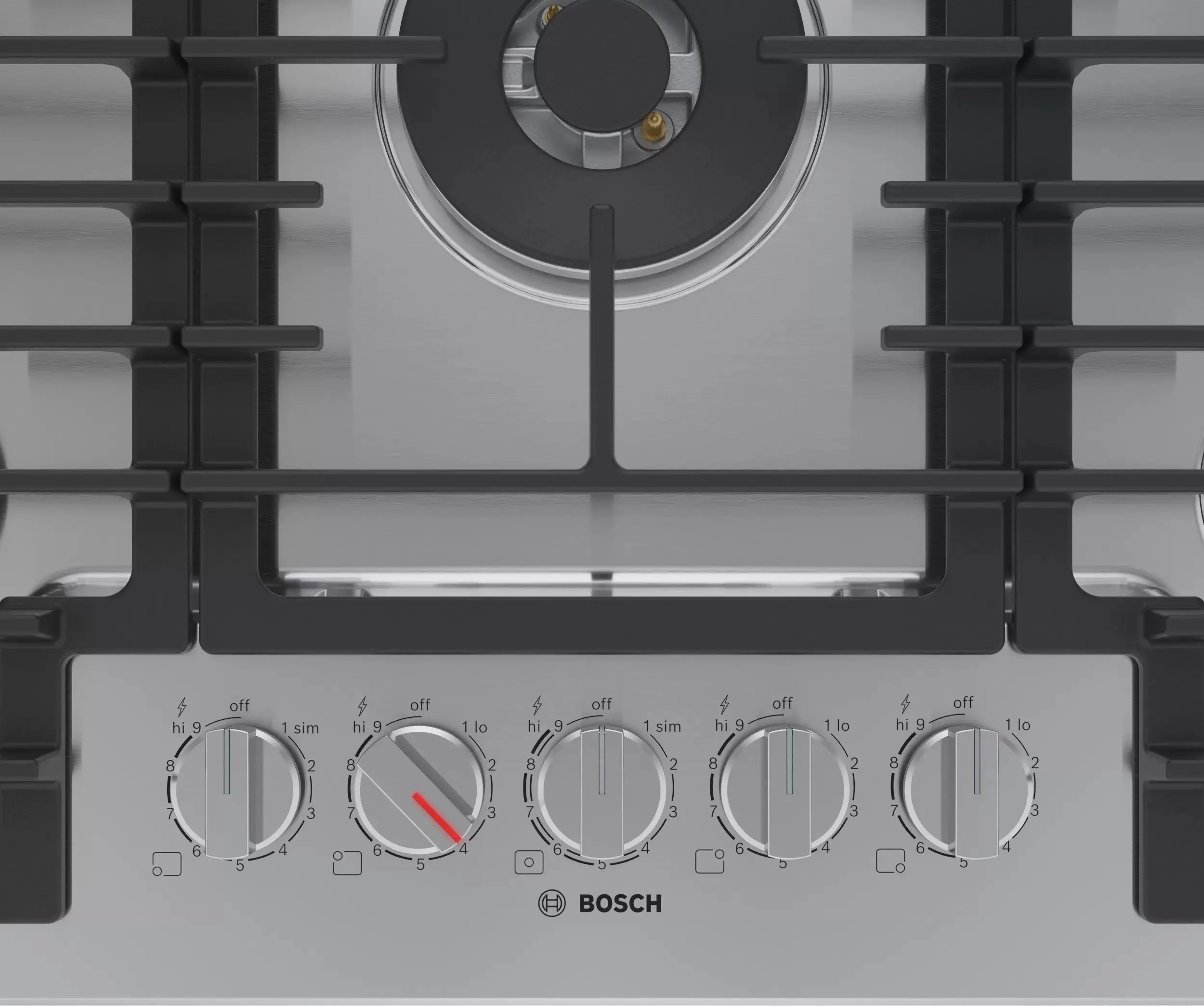 NGM8058UC Bosch 800 Series 30 Inch Gas Cooktop - Stainless Steel-2