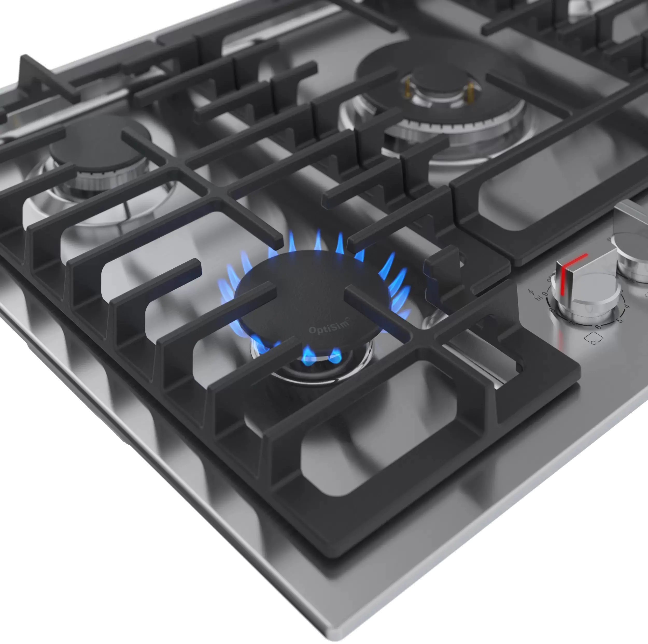 NGM8058UC Bosch 800 Series 30 Inch Gas Cooktop - Stainless Steel-3