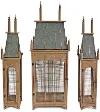 Academia Small Iron and Wood Lantern