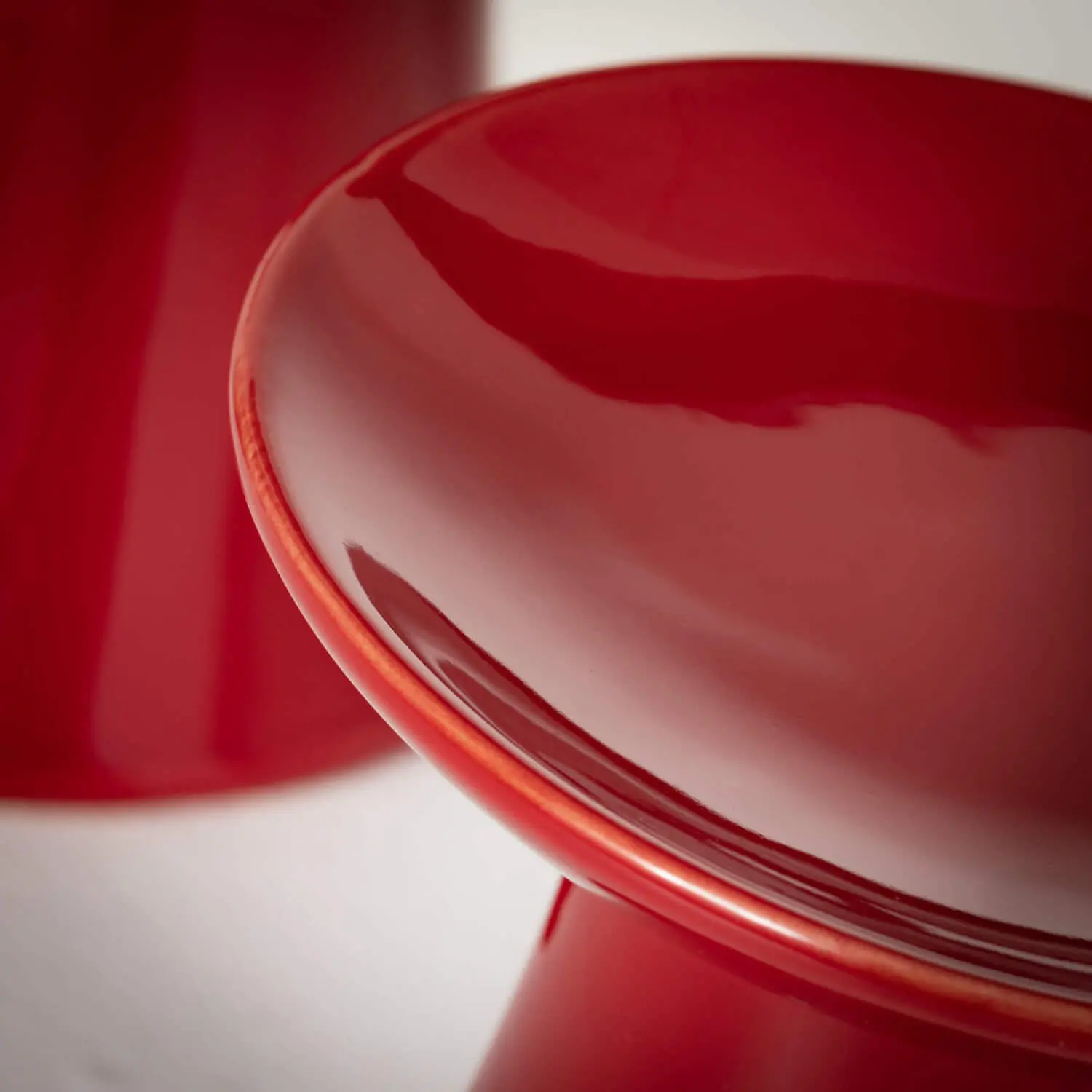 Cranberry Red 7 Inch Pedestal-2