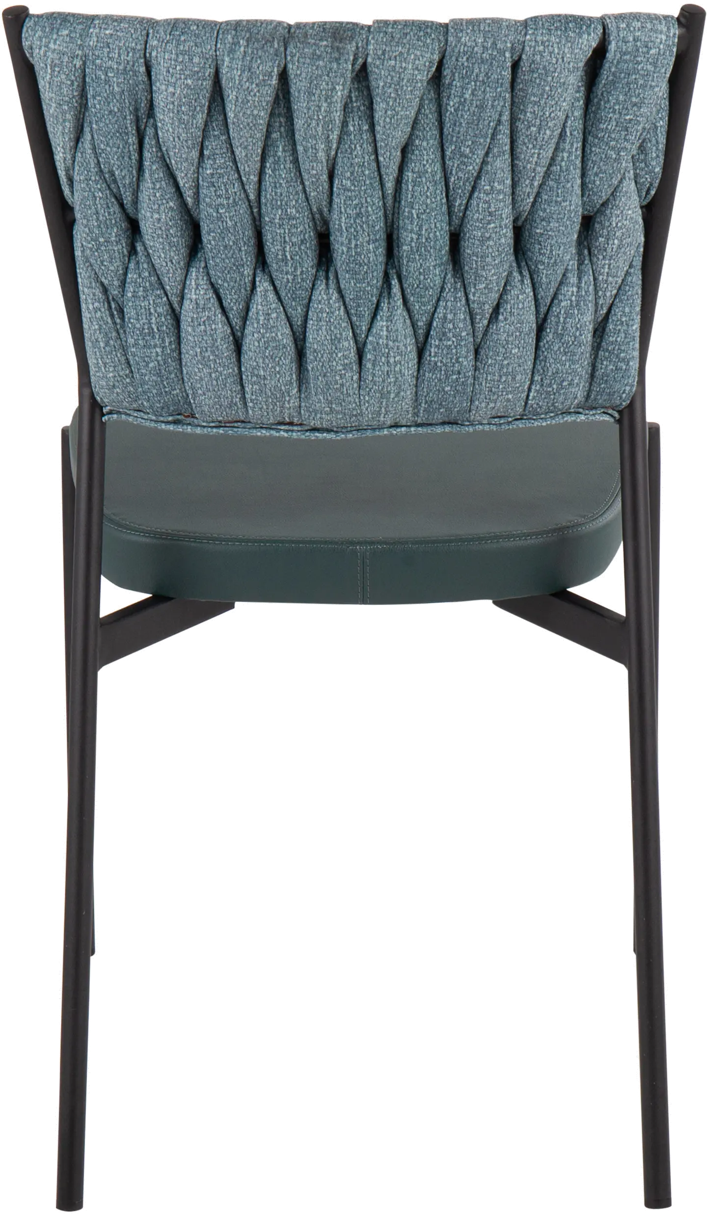 CH-BRAIDTANIA BKGN2 Tania Teal Dining Room Chair (Set of 2)-4