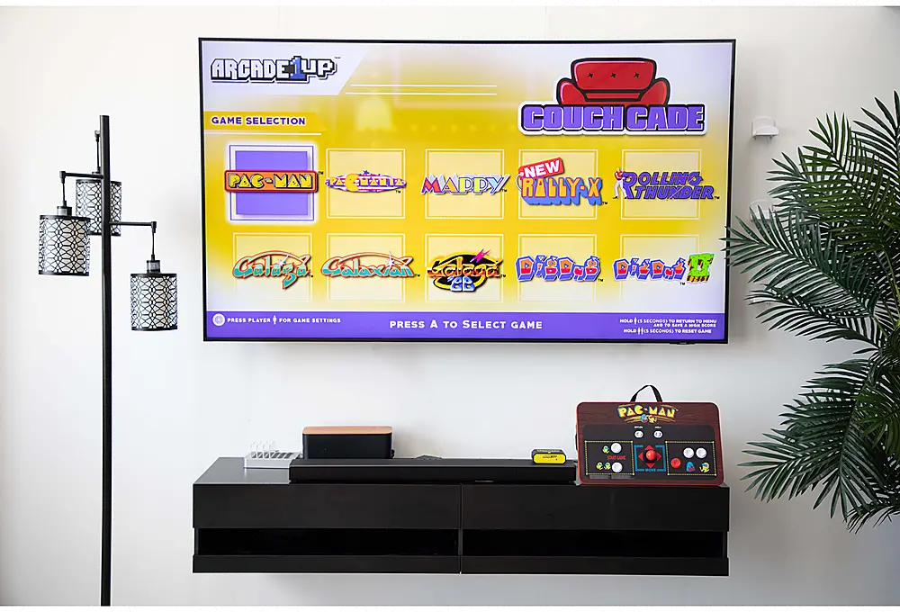 COUCHCADE/PAC-MAN Arcade1Up Pacman Couchcade-8
