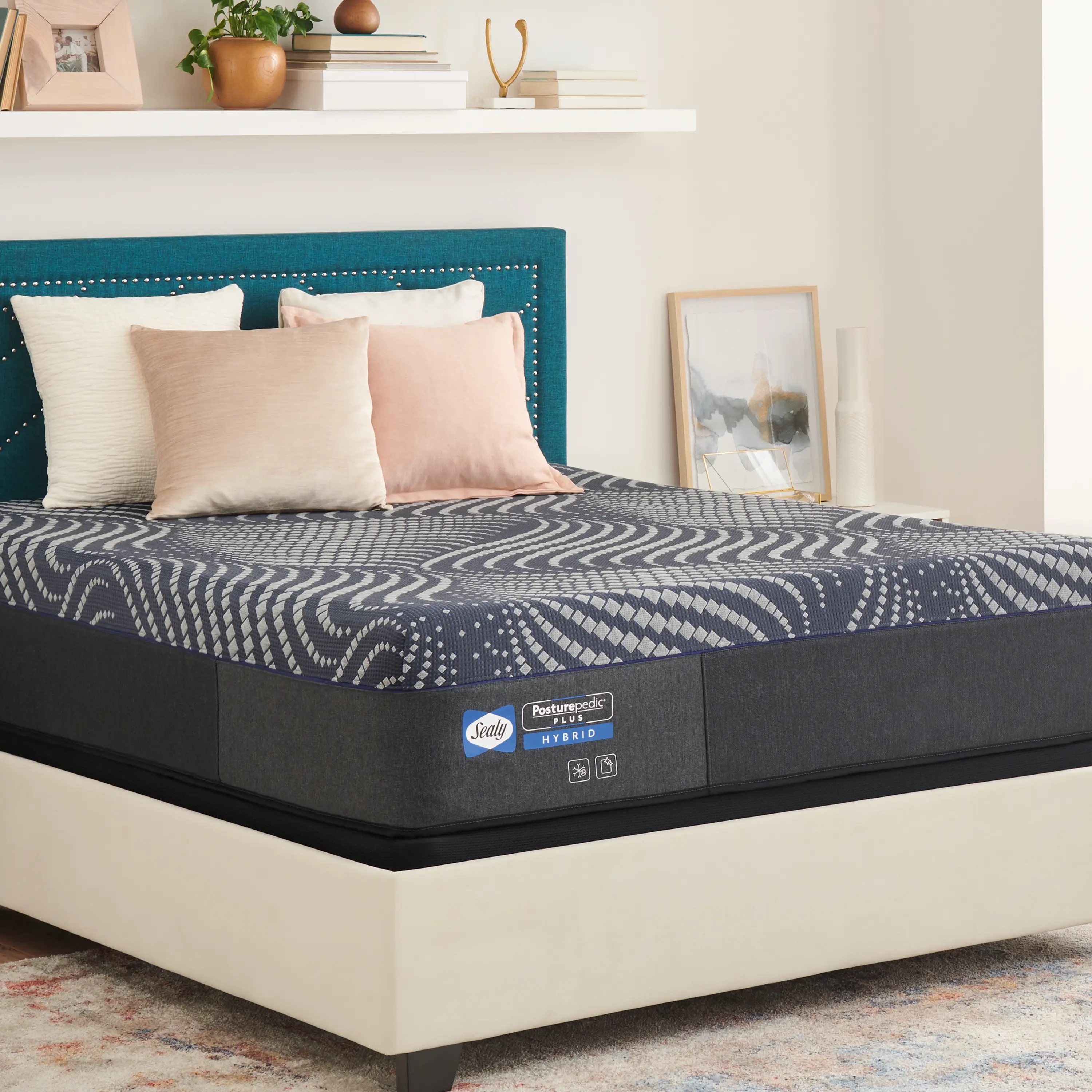 52775461 Sealy Brenham Hybrid Soft King Mattress-5