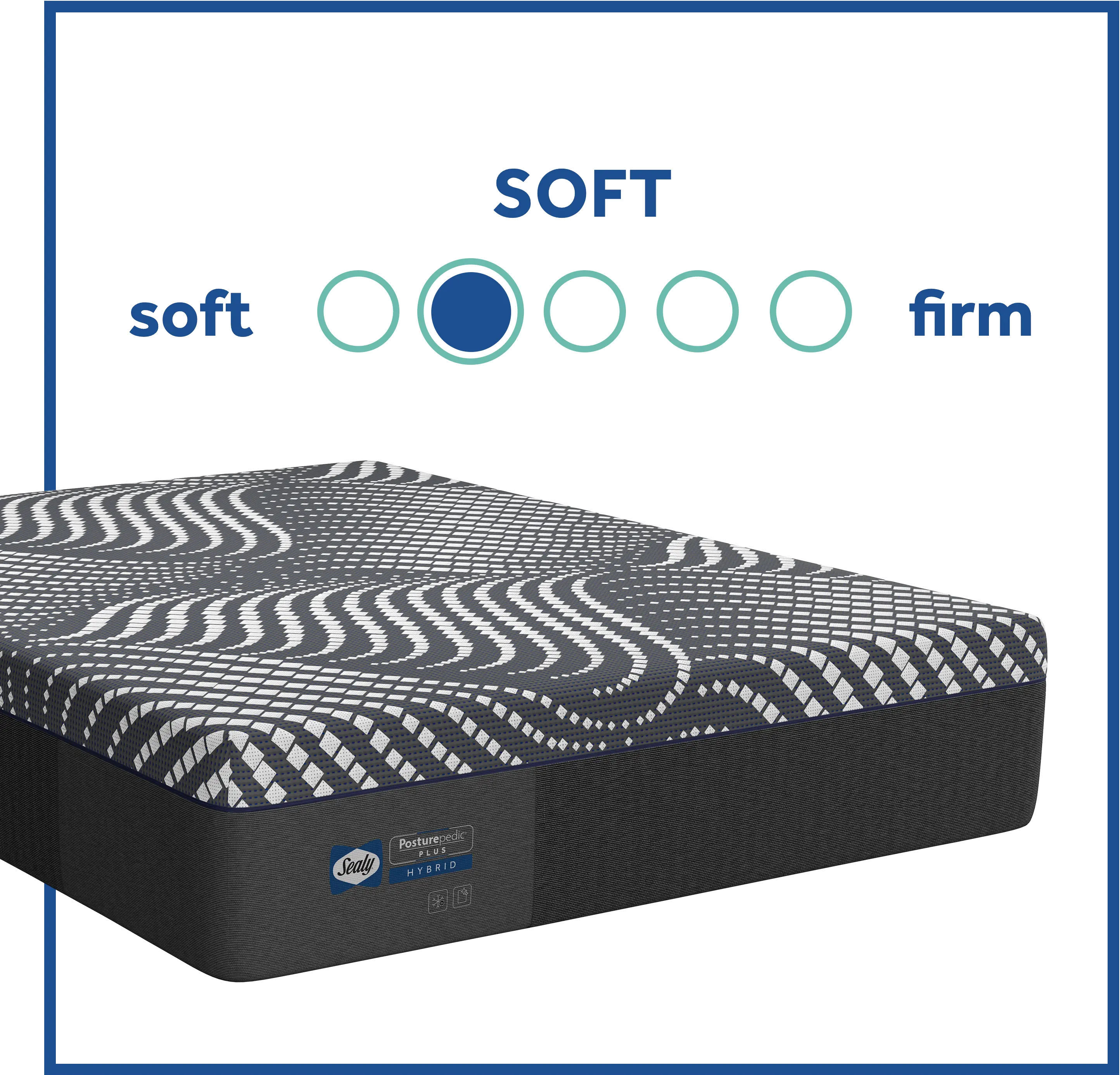 52776151 Sealy High Point Hybrid Soft Queen Mattress-2