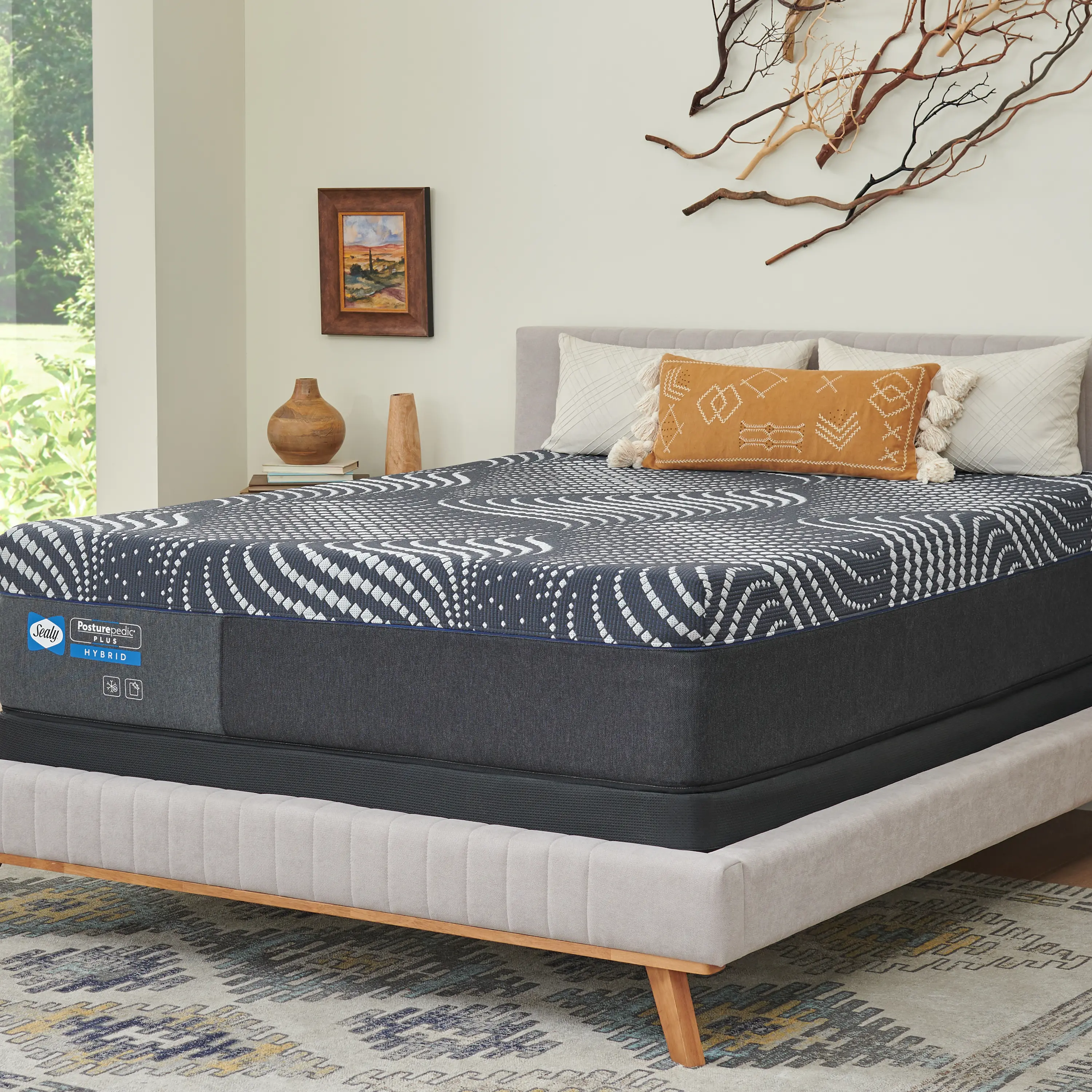 52776151 Sealy High Point Hybrid Soft Queen Mattress-5