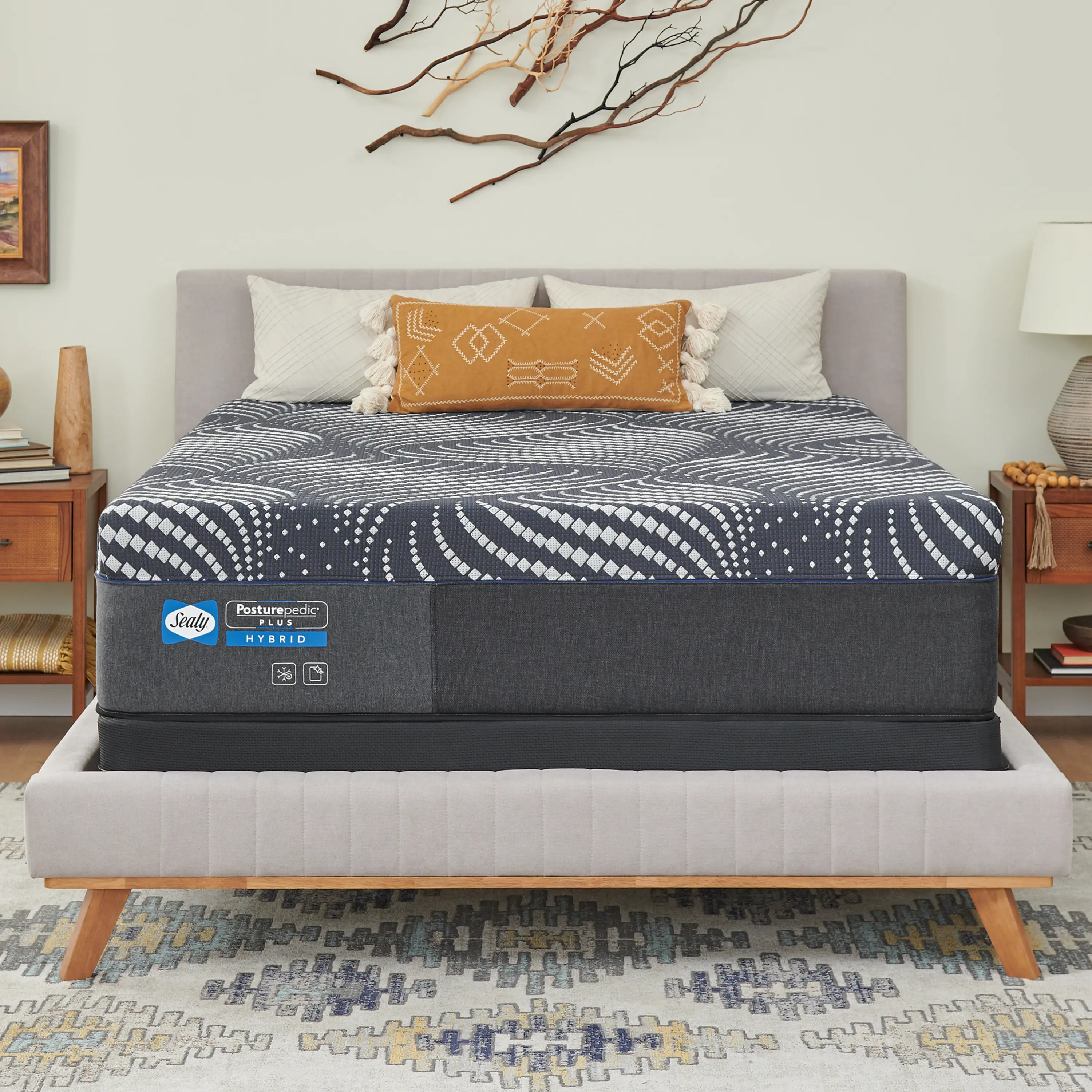 52776151 Sealy High Point Hybrid Soft Queen Mattress-6