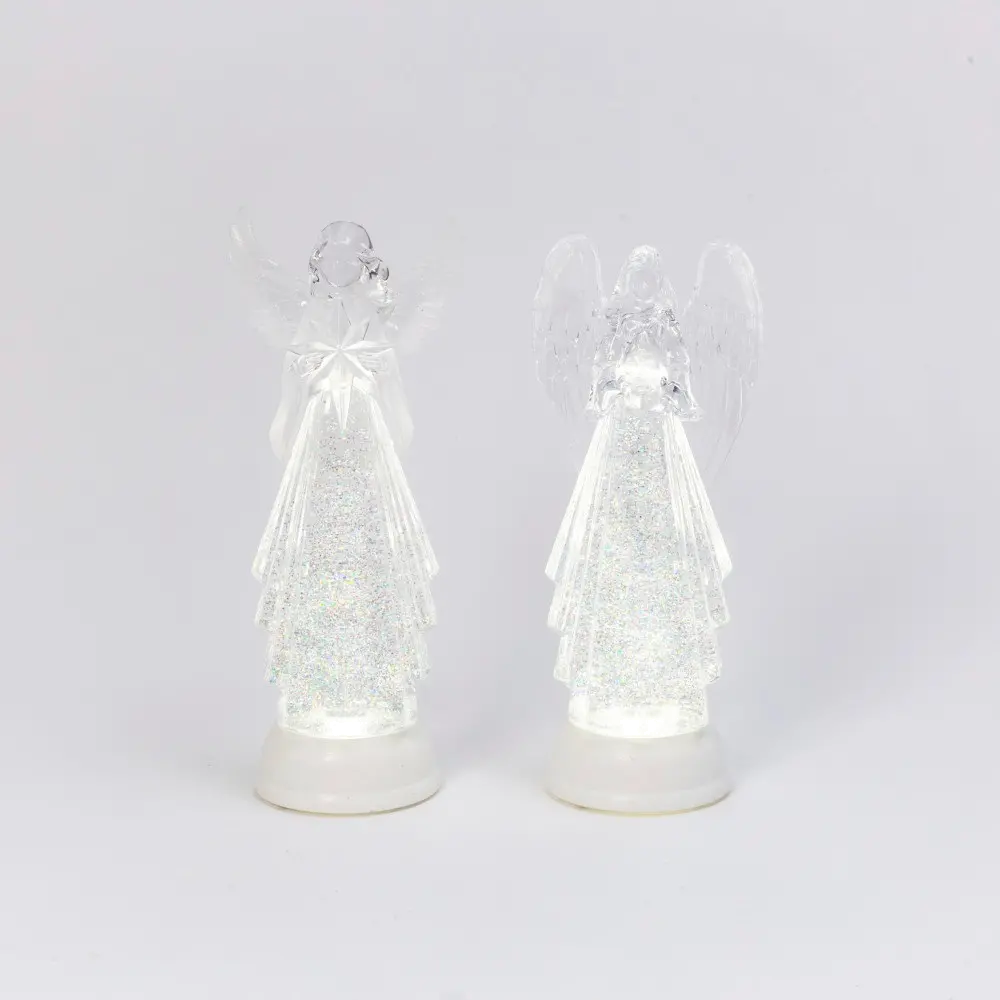 Assorted Lighted Angel Water Globe-1