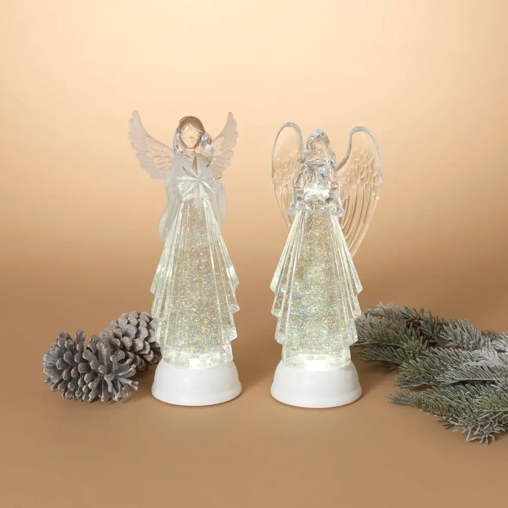 Assorted Lighted Angel Water Globe-2