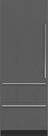 DET3050R/R SubZero 16.4 Cu Ft Designer Over-and-Under Refrigerator - Panel Ready