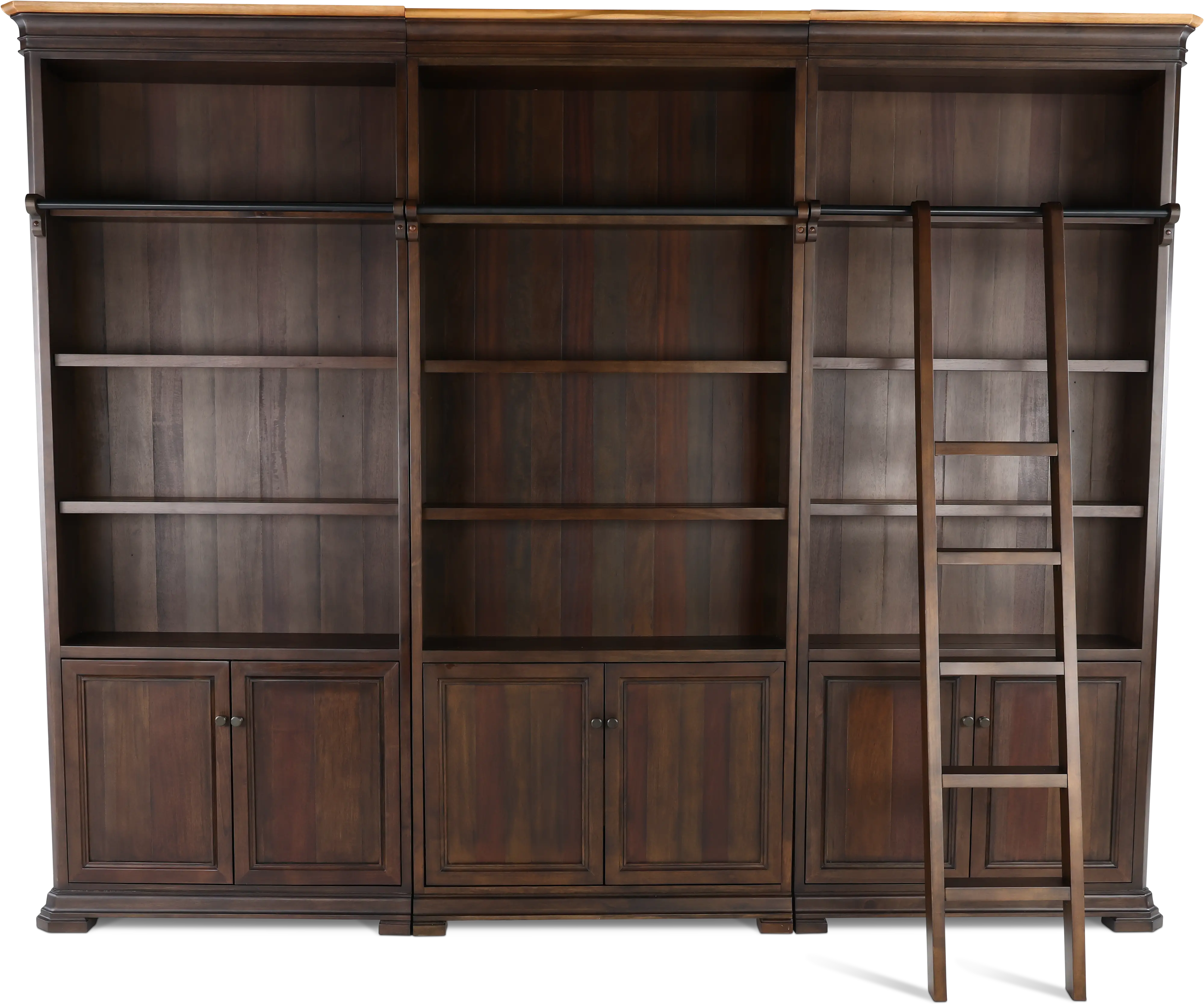 Sonoma Brown Executive Bookcase Wall-1