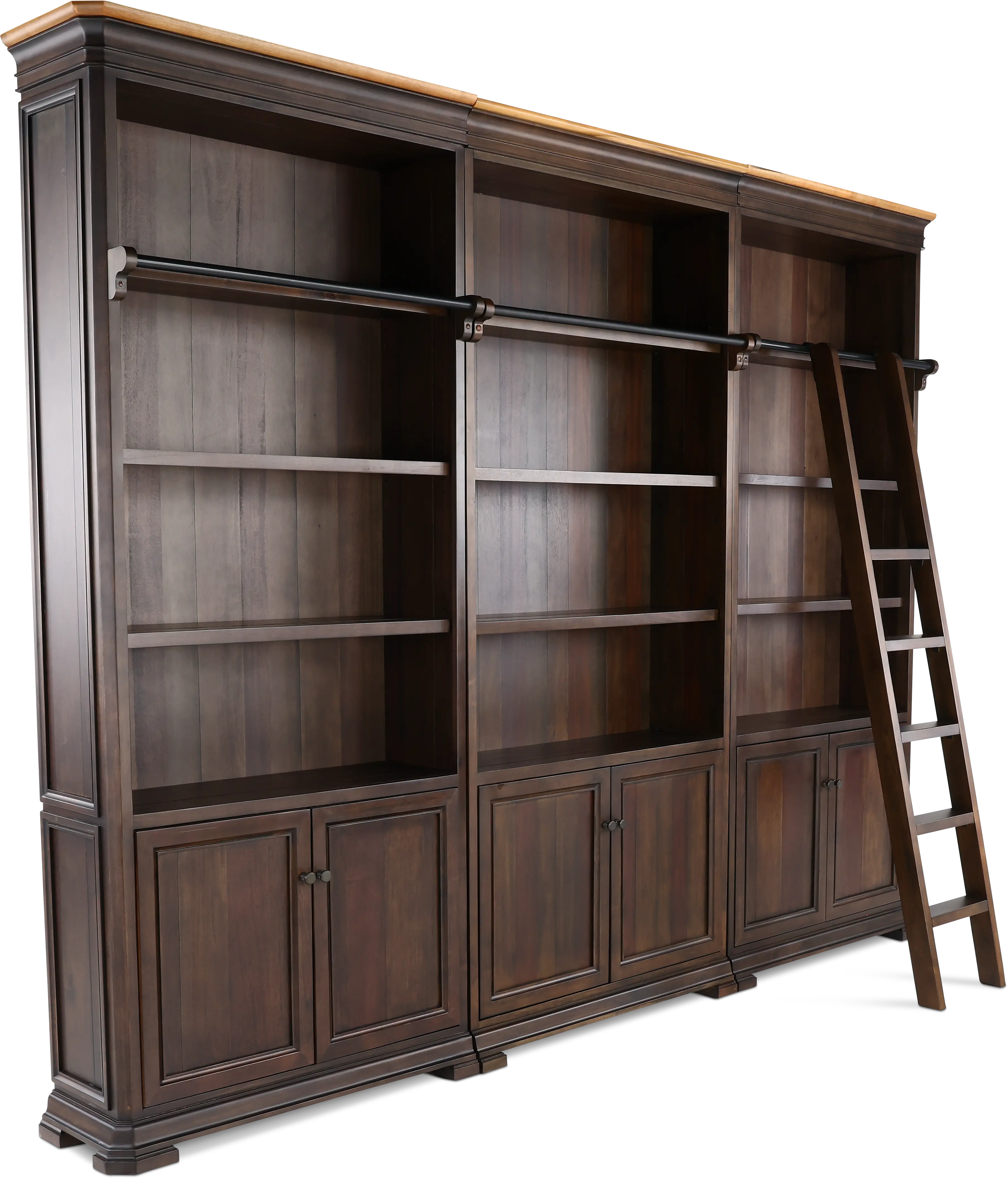 Sonoma Brown Executive Bookcase Wall-5