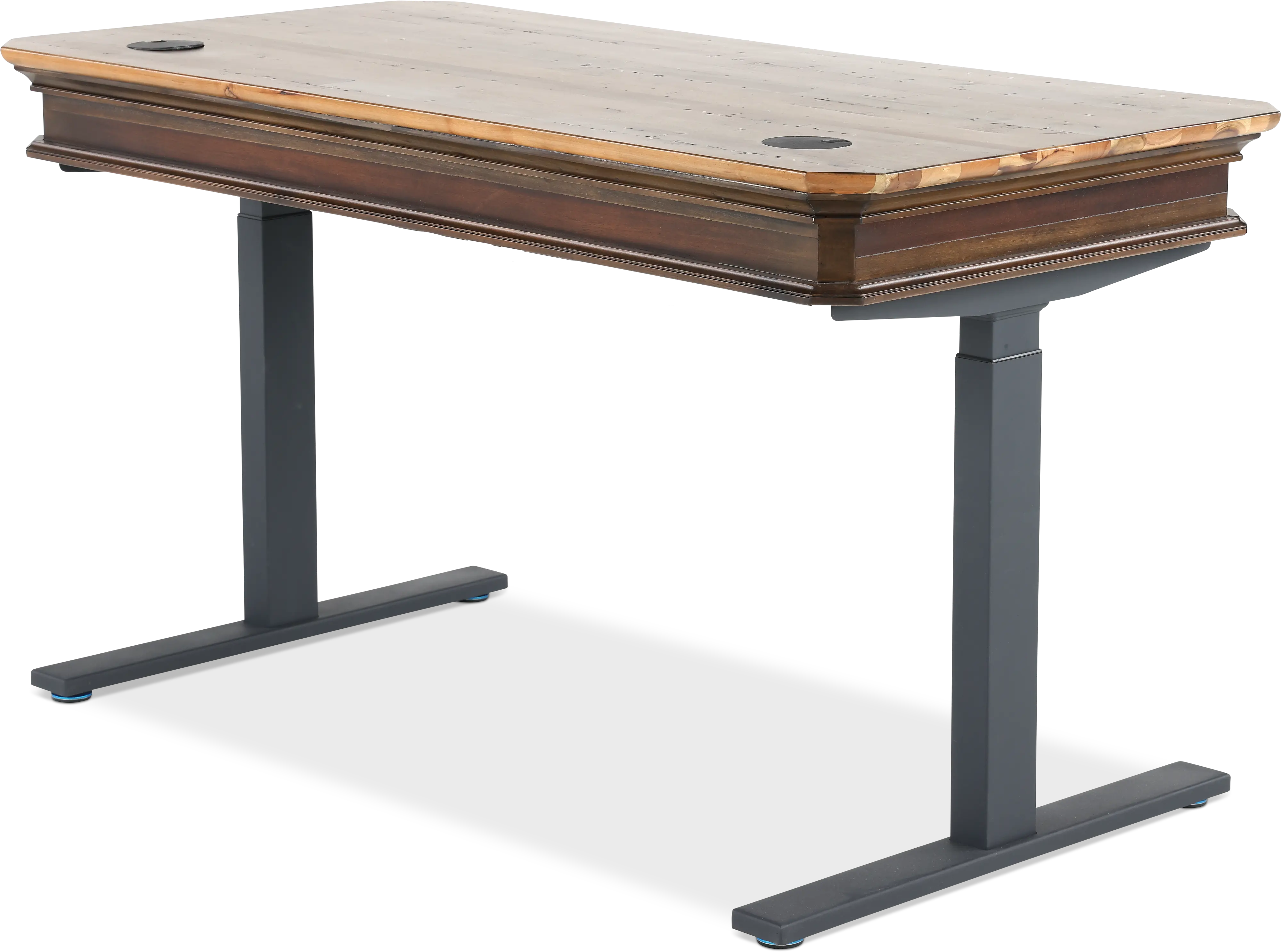 Sonoma Brown Executive Sit Stand Desk-6