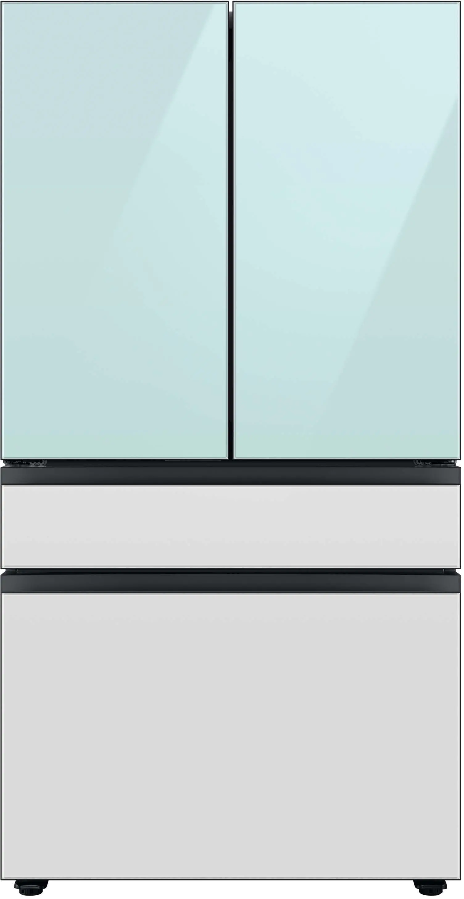 RF29BB86004M Samsung Bespoke 29 cu ft 4 Door Refrigerator - Morning Blue Glass-2