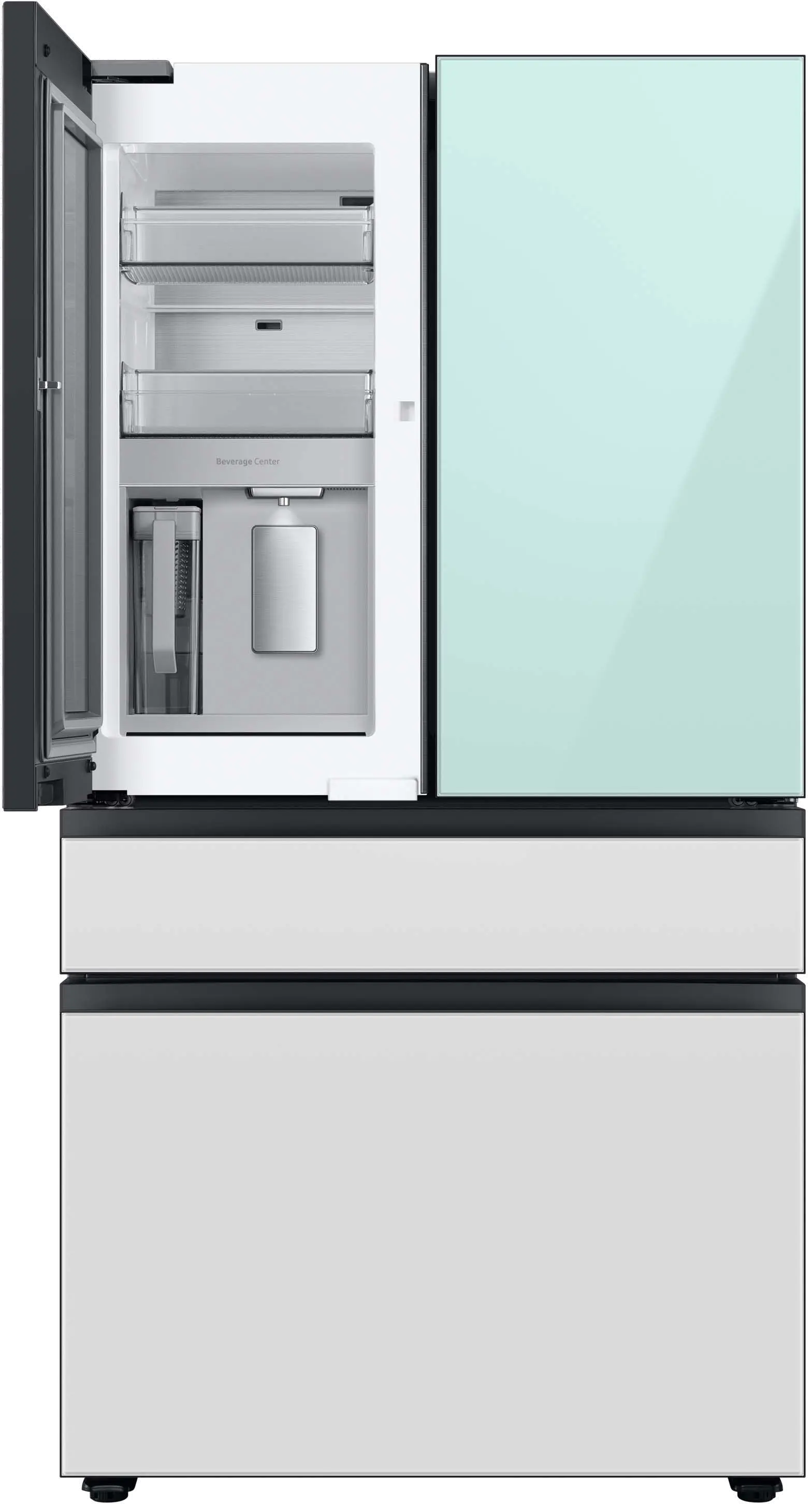 RF29BB86004M Samsung Bespoke 29 cu ft 4 Door Refrigerator - Morning Blue Glass-3