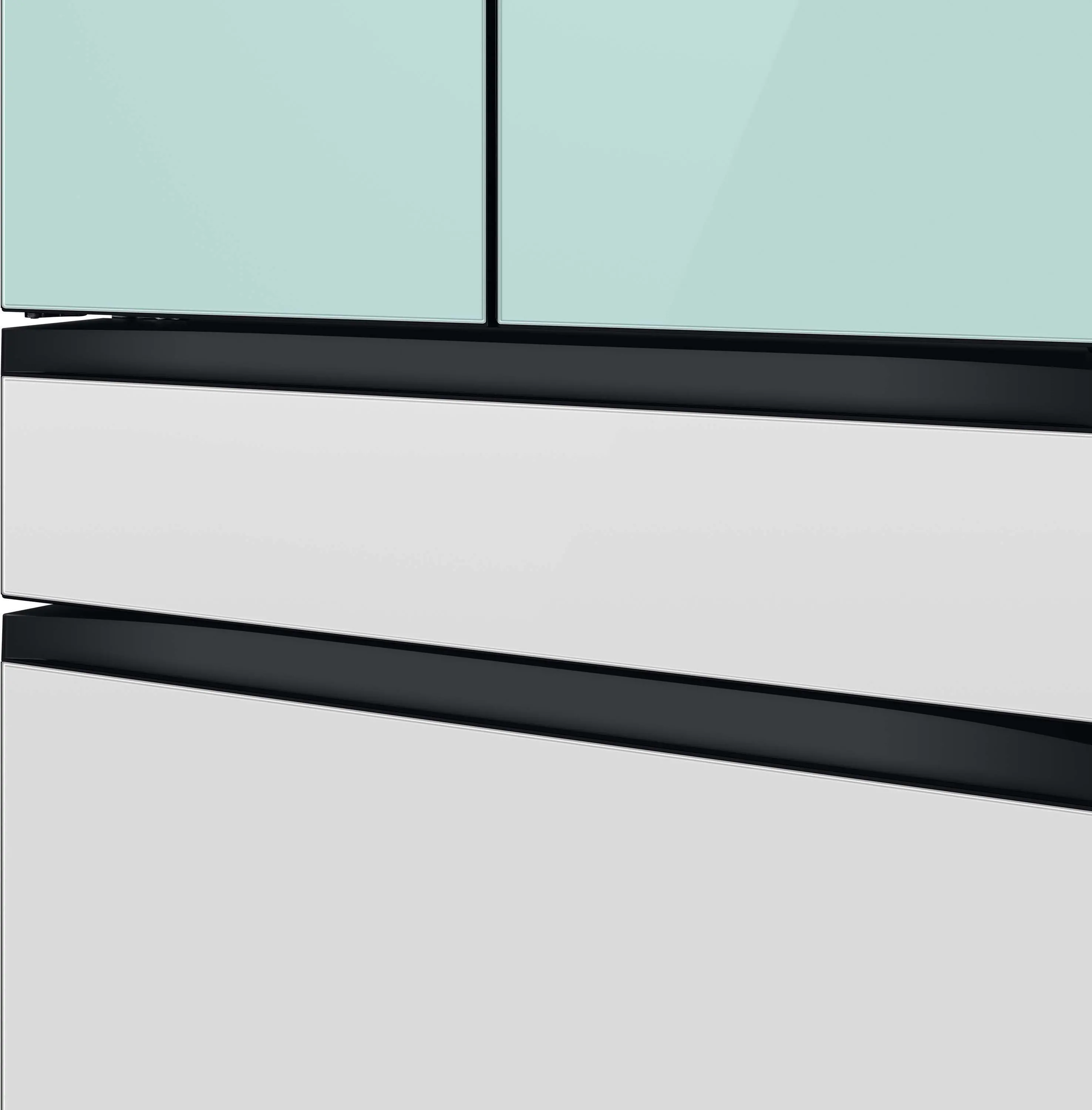 RF29BB86004M Samsung Bespoke 29 cu ft 4 Door Refrigerator - Morning Blue Glass-7