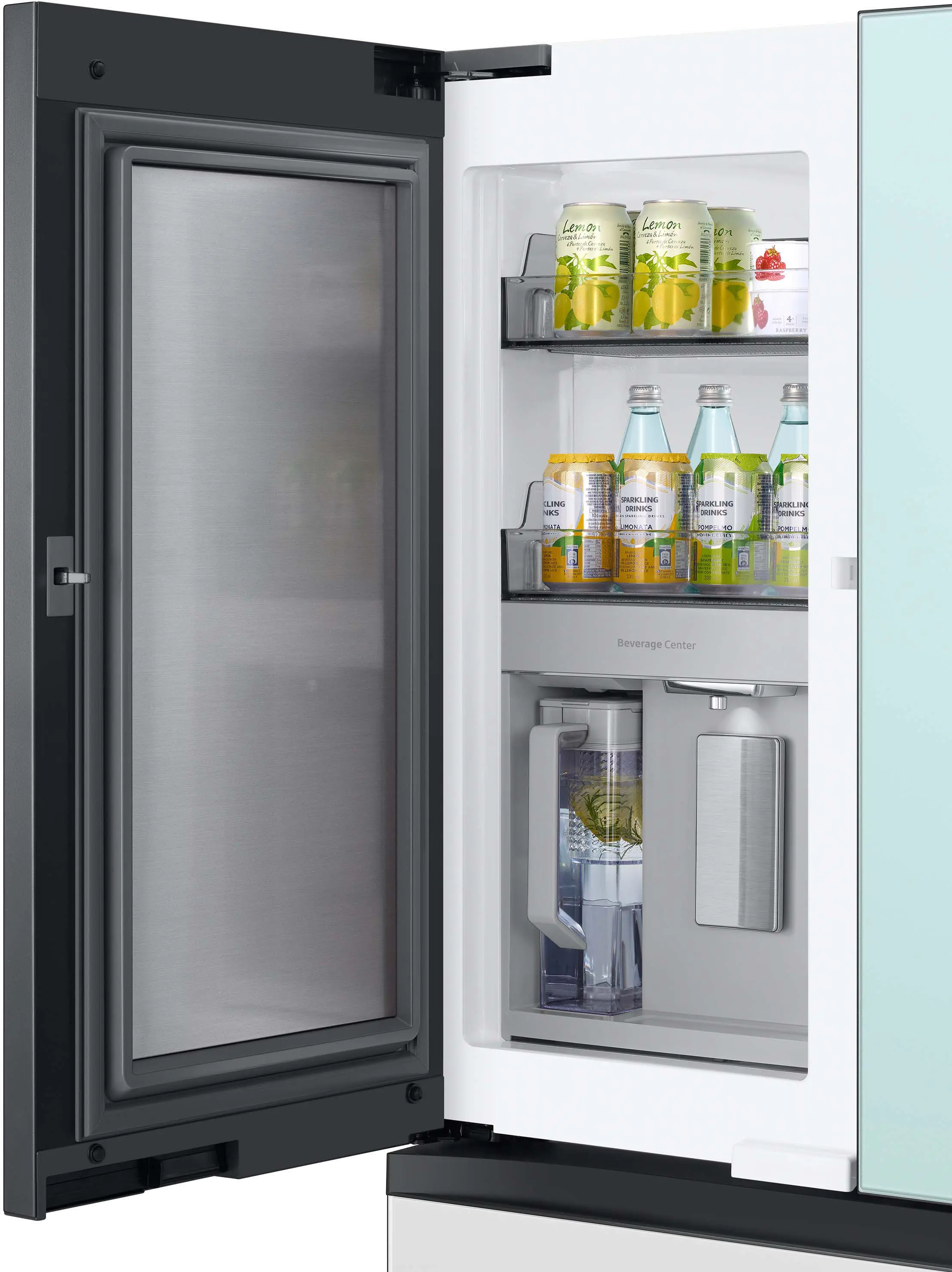 RF29BB86004M Samsung Bespoke 29 cu ft 4 Door Refrigerator - Morning Blue Glass-8