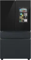 RF23BB89008M Samsung Bespoke 23 cu ft 4 Door French Door Refrigerator - Counter Depth Charcoal Glass