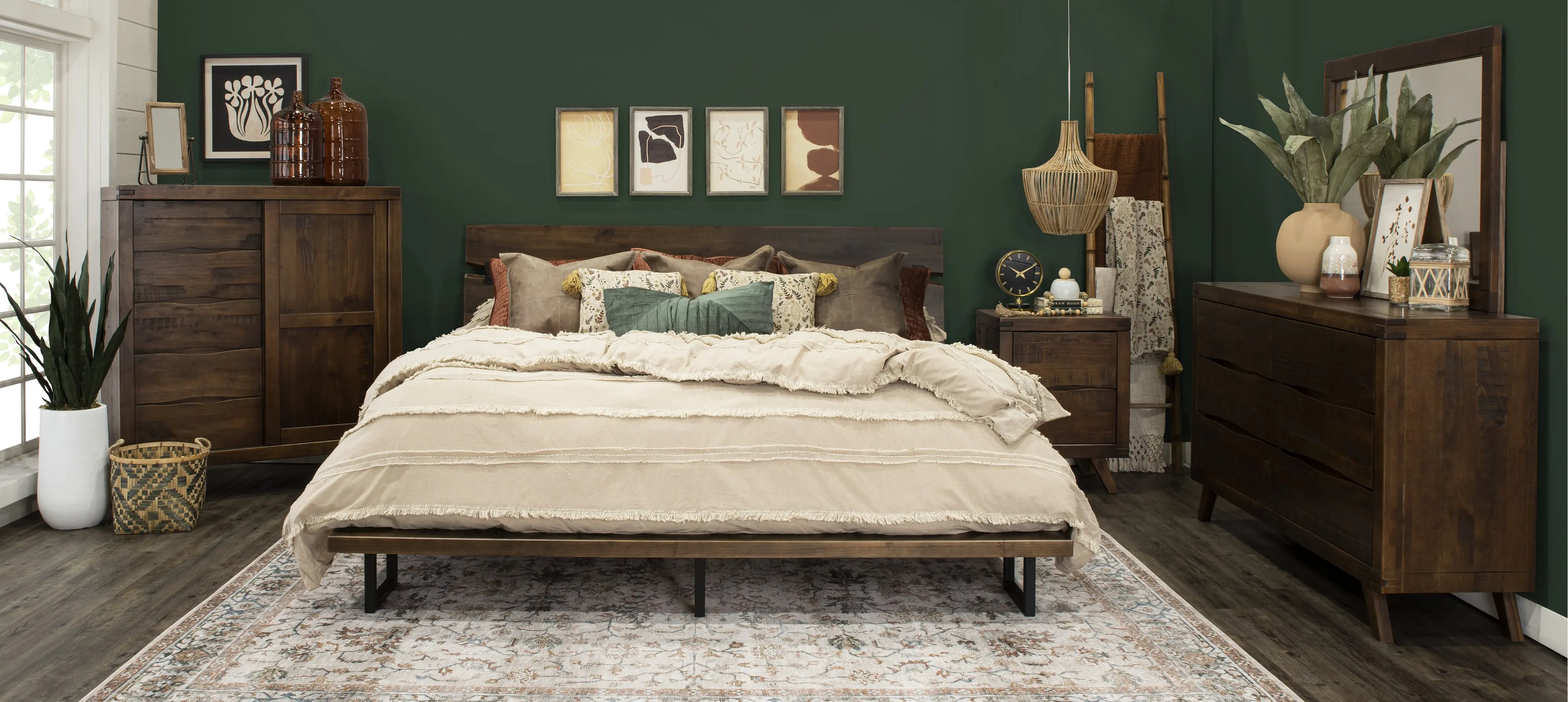 Charleston 8 x 10 Ivory Washable Area Rug-2