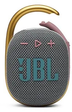 JBLCLIP4GRYAM JBL CLIP4 Portable Bluetooth Speaker - Grey-1