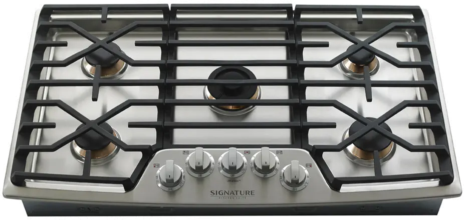 LG Signature Kitchen Suite 30 Inch Gas Cooktop - Stainless Steel-1