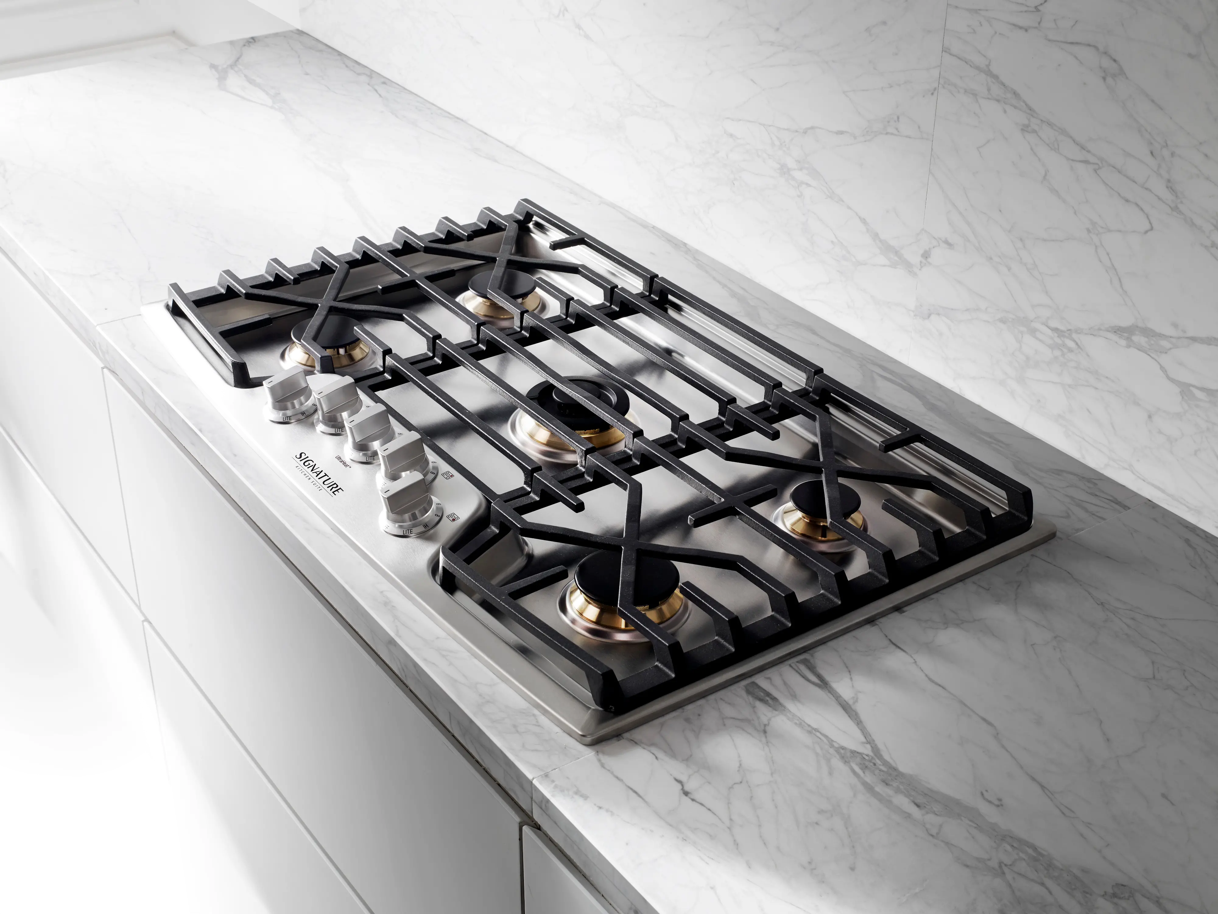LG Signature Kitchen Suite 30 Inch Gas Cooktop - Stainless Steel-2