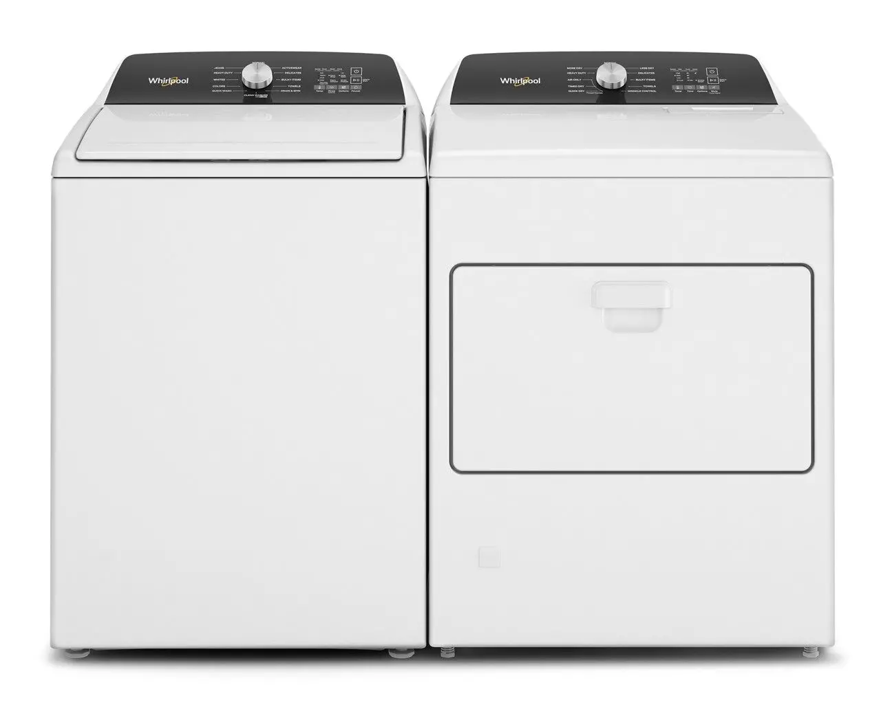 .WHP-W/W-5015-ELE-PR Whirlpool Electric Washer and Dryer Set - White, W5015-1