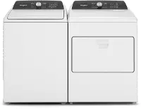 .WHP-W/W-5015-GAS-PR Whirlpool Gas Washer and Dryer Set - White, W5015