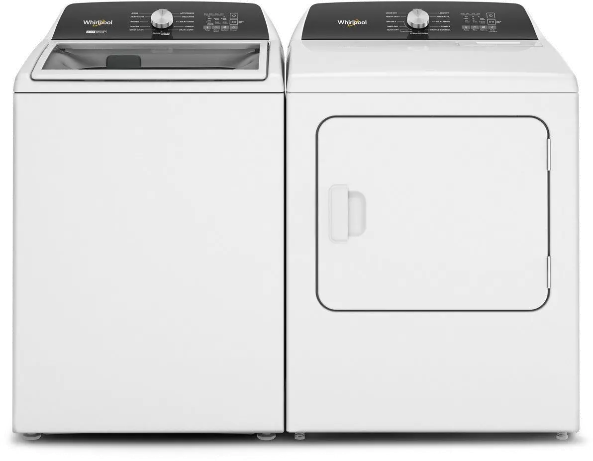 .WHP-W/W-5057-GAS-PR Whirlpool Gas Washer and Dryer Set - White, 5050W-1