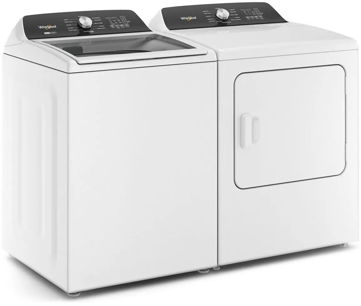.WHP-W/W-5057-GAS-PR Whirlpool Gas Washer and Dryer Set - White, 5050W-2