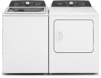 .WHP-W/W-5057-ELE-PR Whirlpool Electric Washer and Dryer Set - White, 5050W