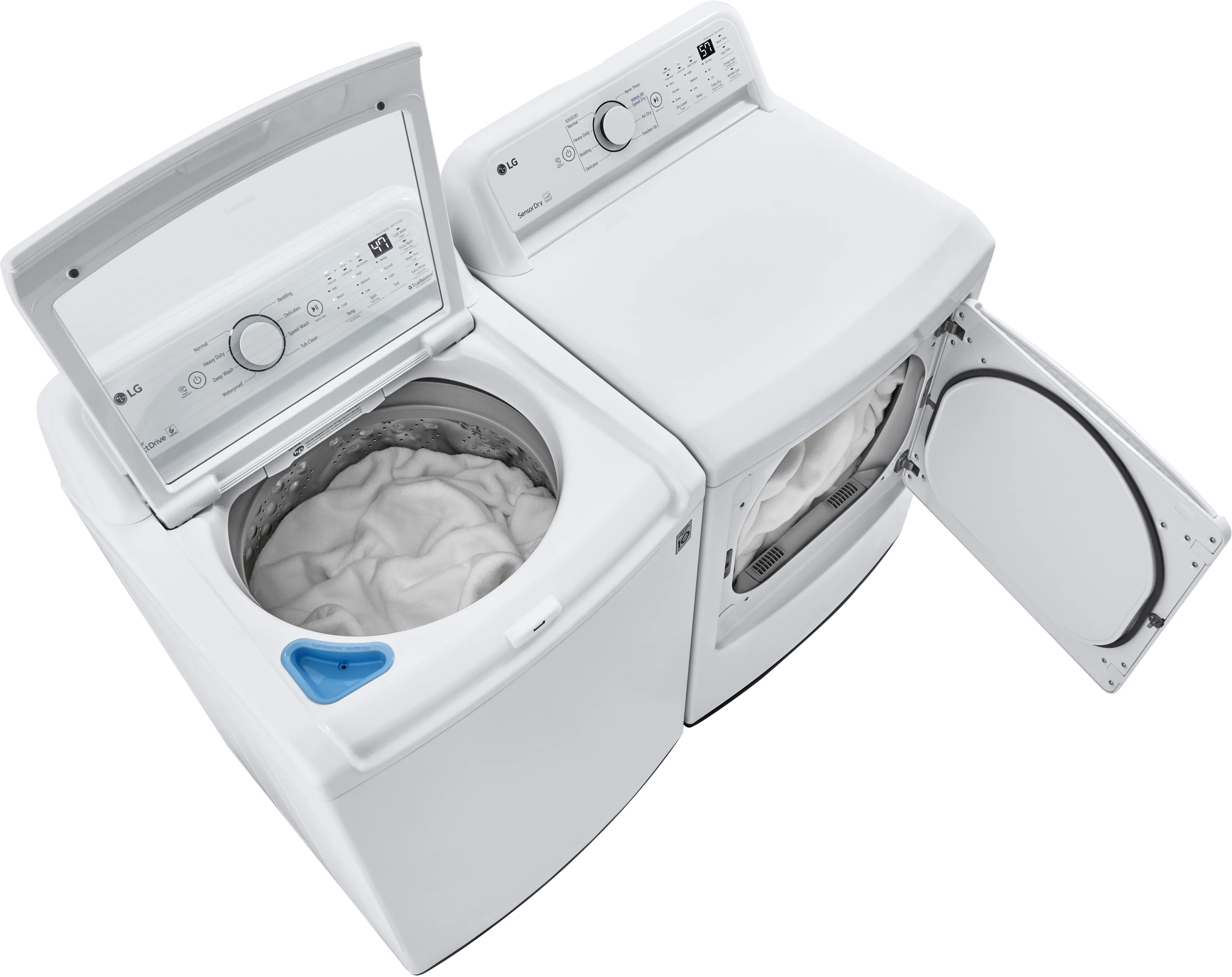 .LG-W/W-7001-GAS--PR LG Gas Top Load Washer and Dryer Set - White, 7000W-3