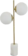 25.4 Inch Marble Base Table Lamp