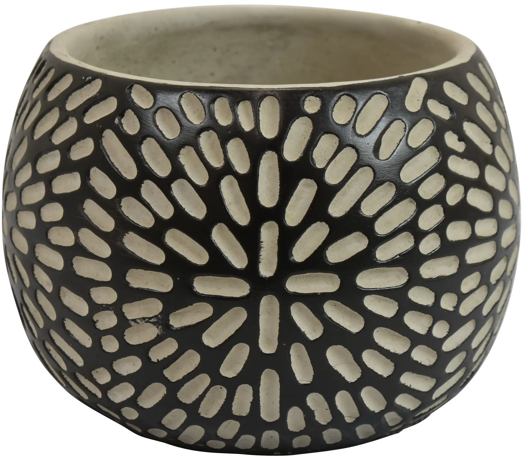 Black Terracotta Planter-1