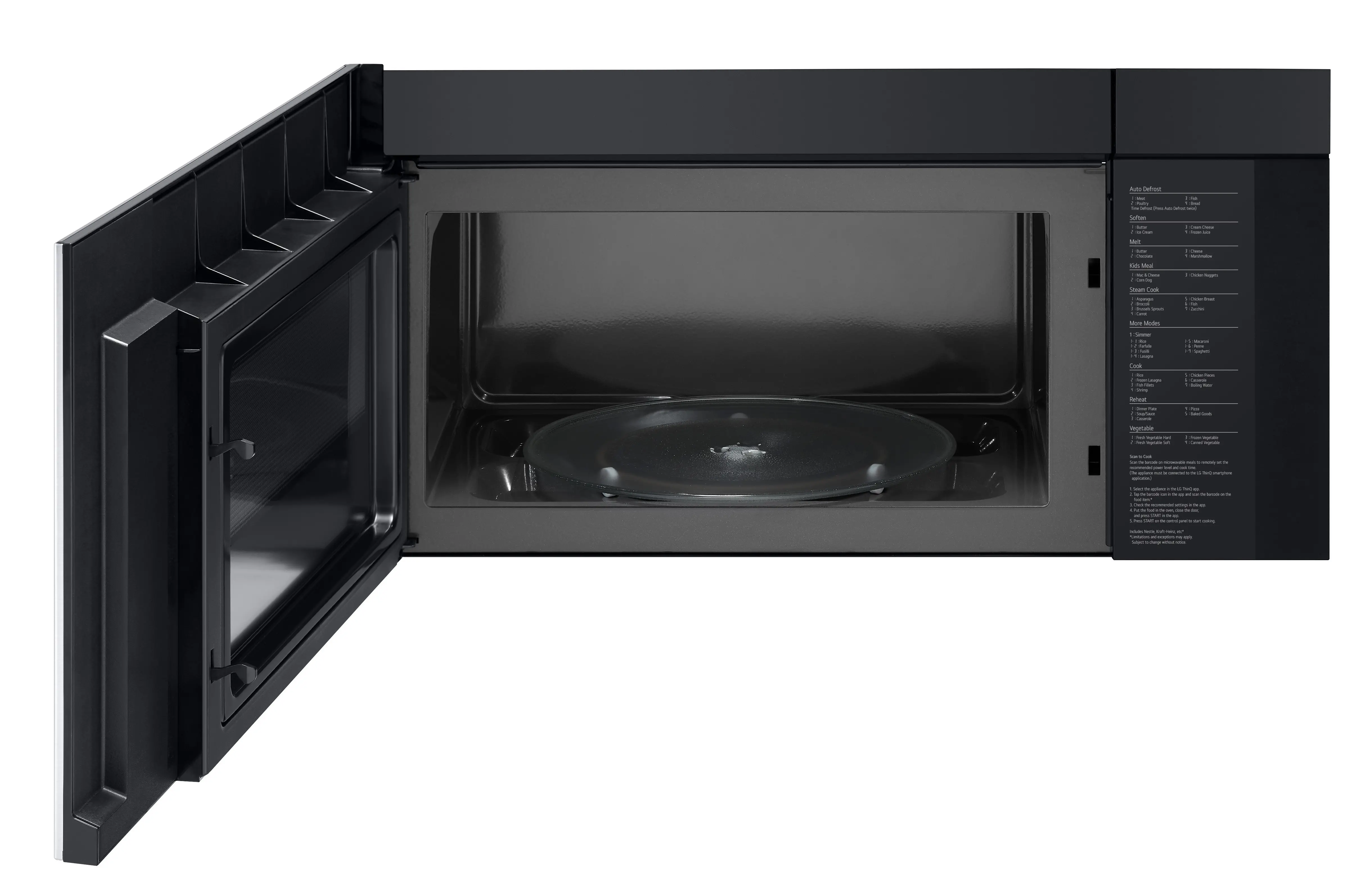 MVEL2033F LG 2 cu ft Over the Range Microwave - Stainless Steel-4