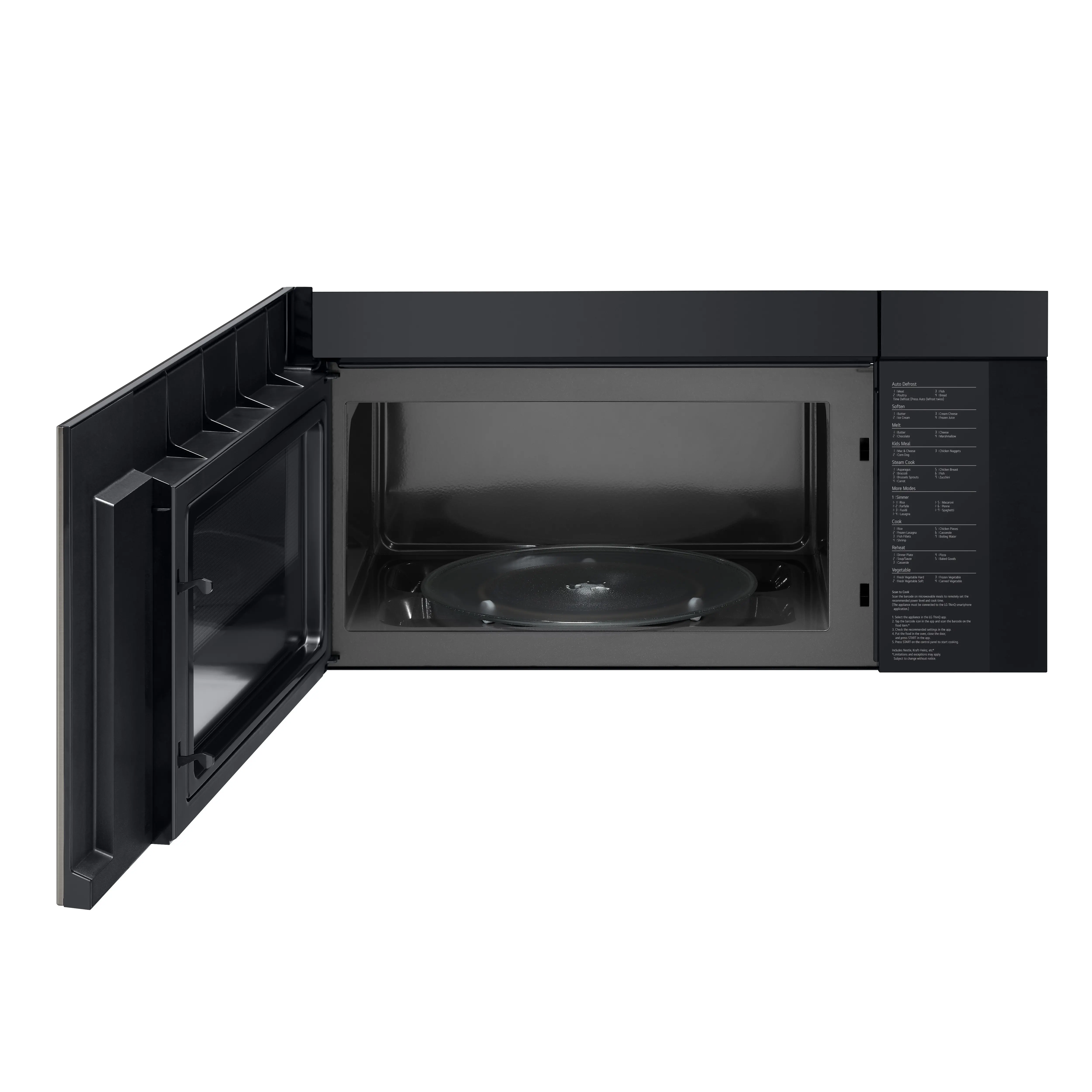 MVEL2033D LG 2 cu ft Over the Range Microwave - Black Stainless Steel-5
