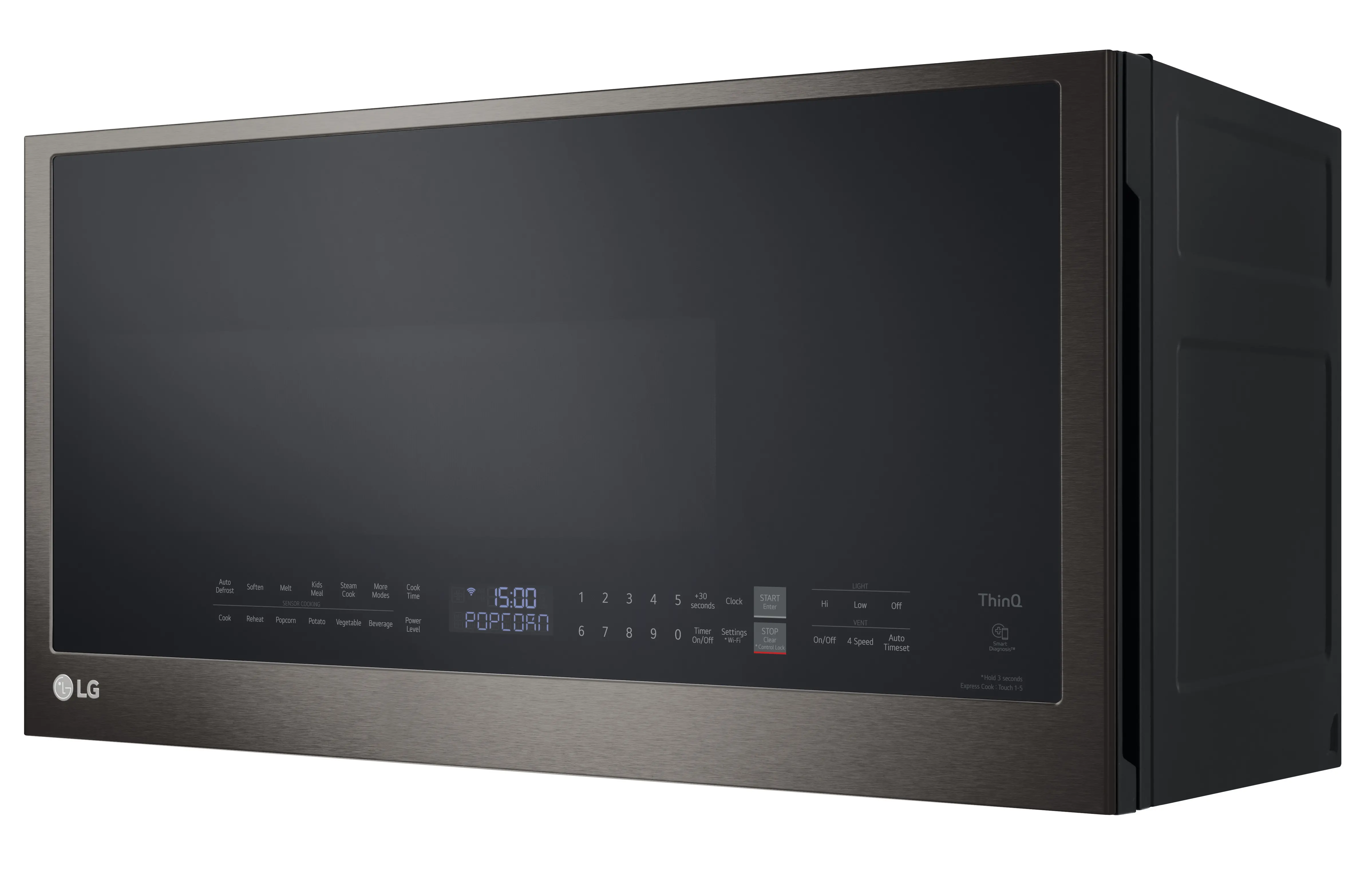 MVEL2033D LG 2 cu ft Over the Range Microwave - Black Stainless Steel-6