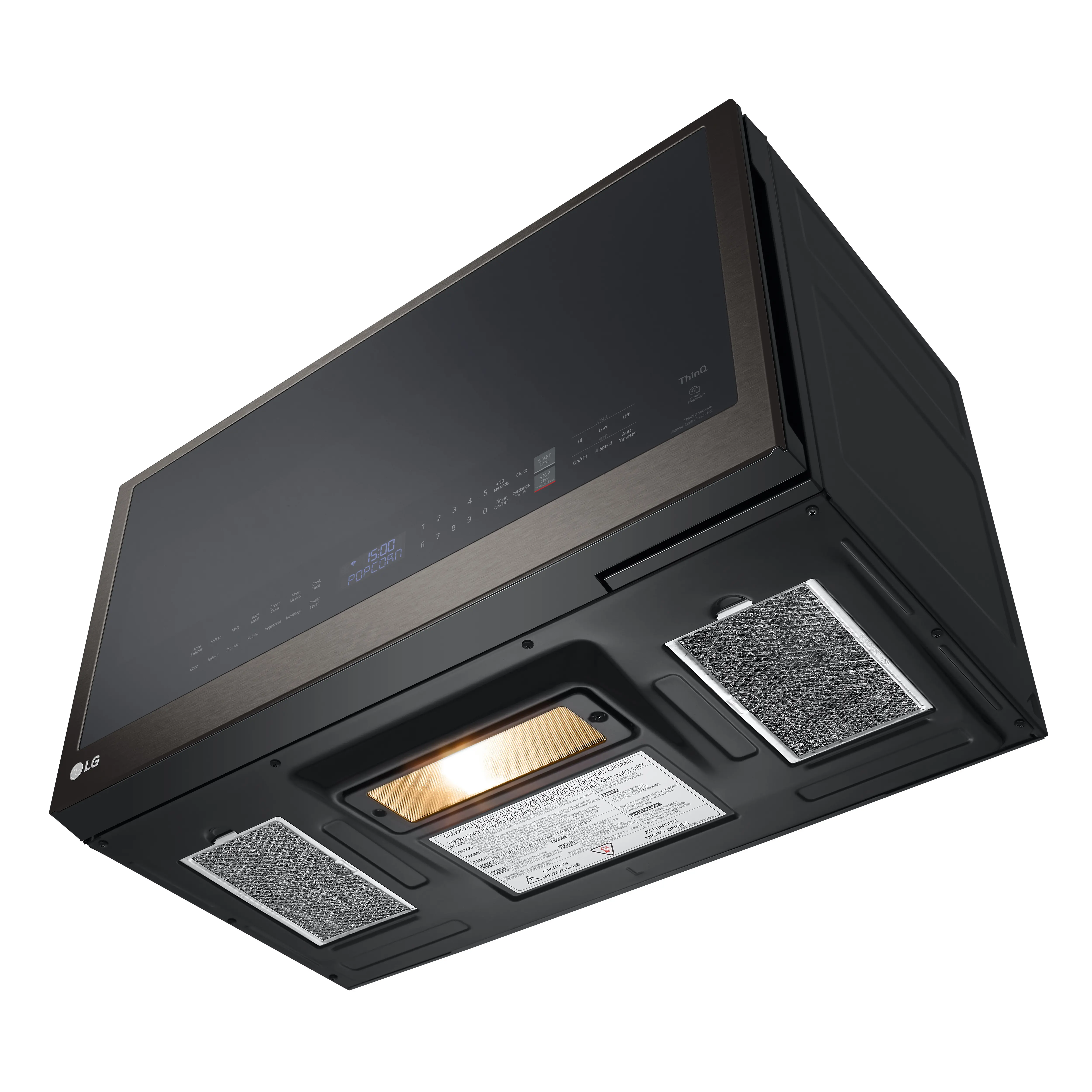 MVEL2033D LG 2 cu ft Over the Range Microwave - Black Stainless Steel-8