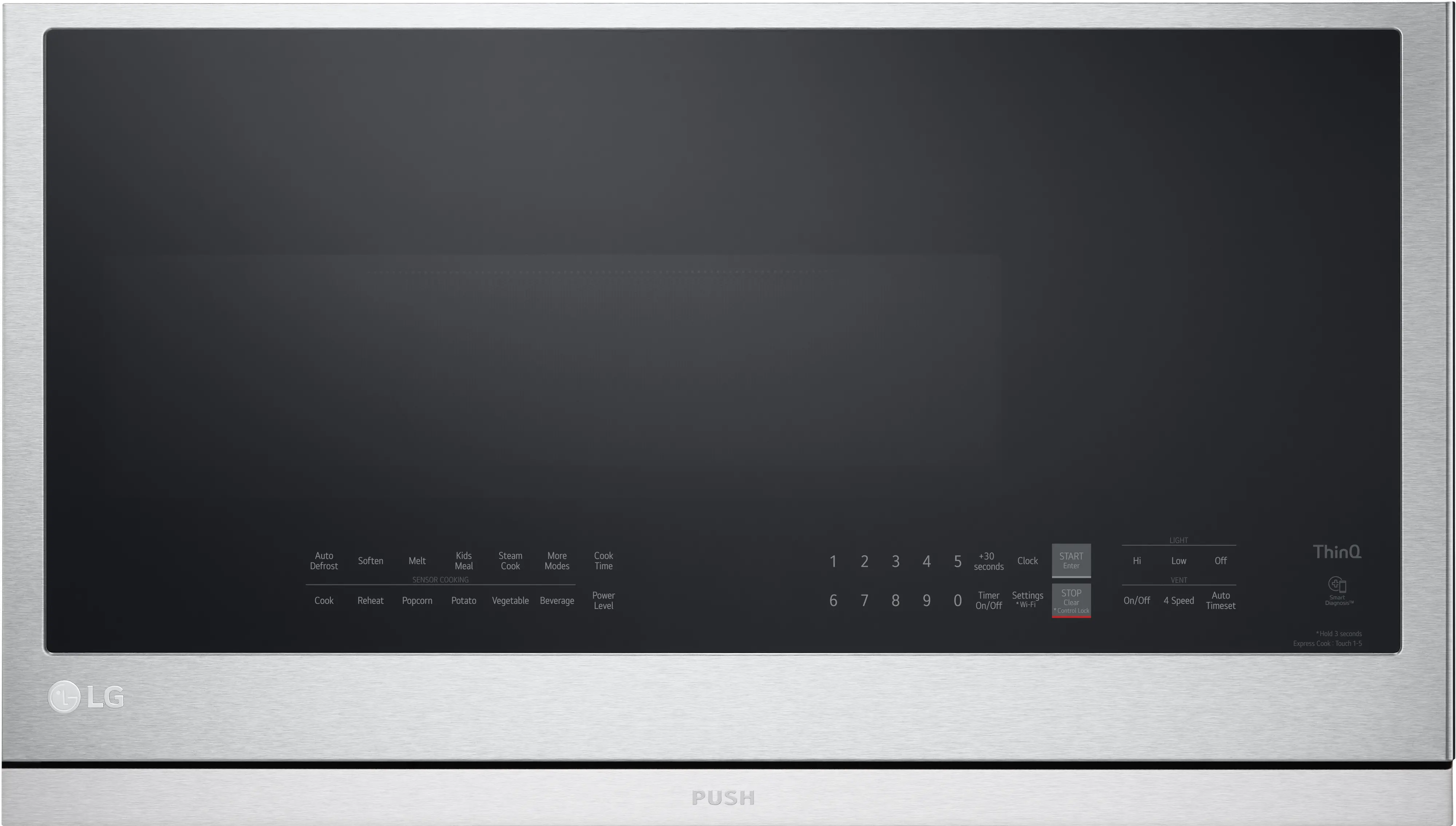 MVEL2137F LG 2.1 cu ft Over the Range Microwave - Stainless Steel-1