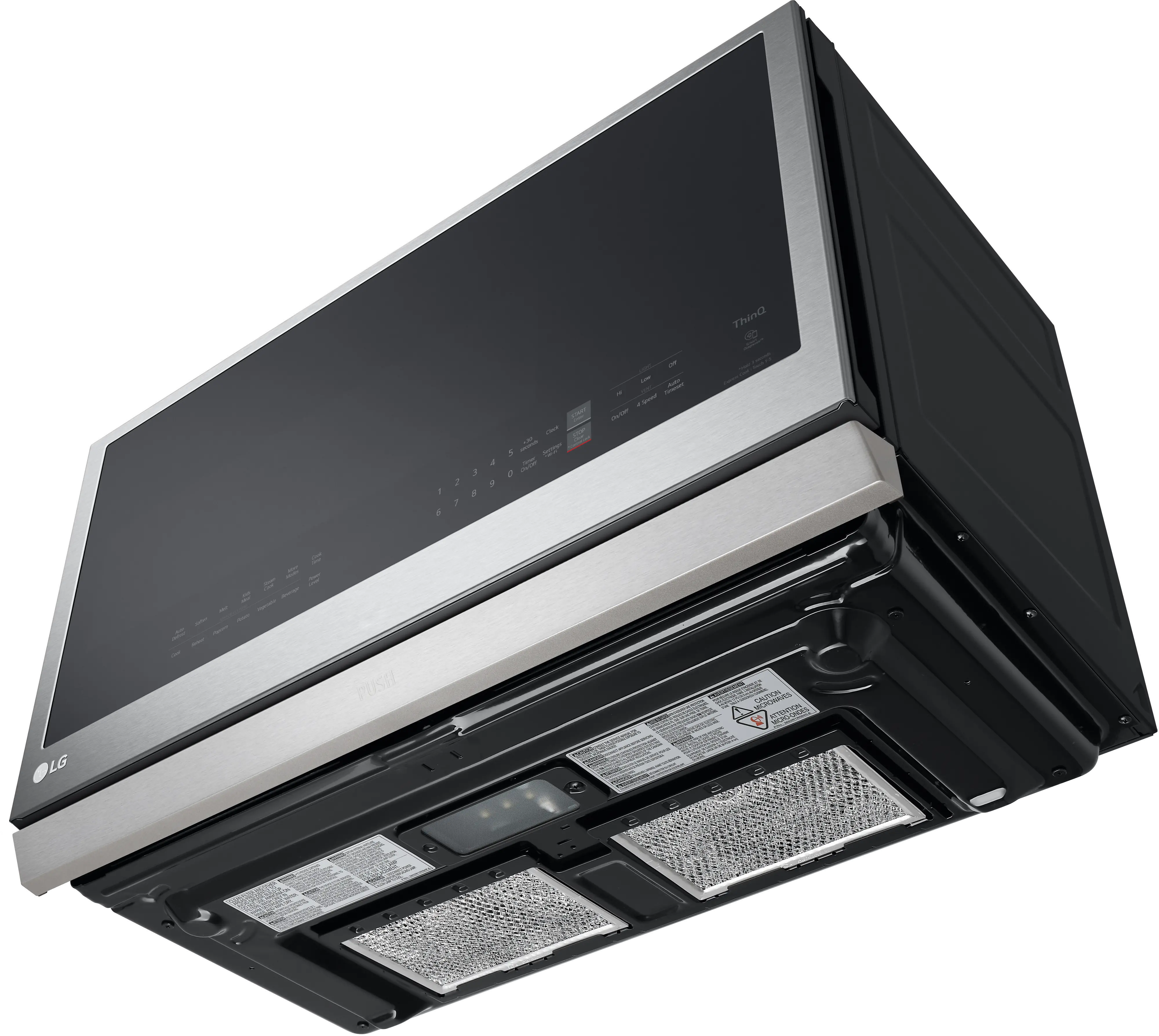 MVEL2137F LG 2.1 cu ft Over the Range Microwave - Stainless Steel-4