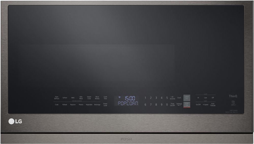 LG 2.1 cu ft Over the Range Microwave - Black Stainless Steel