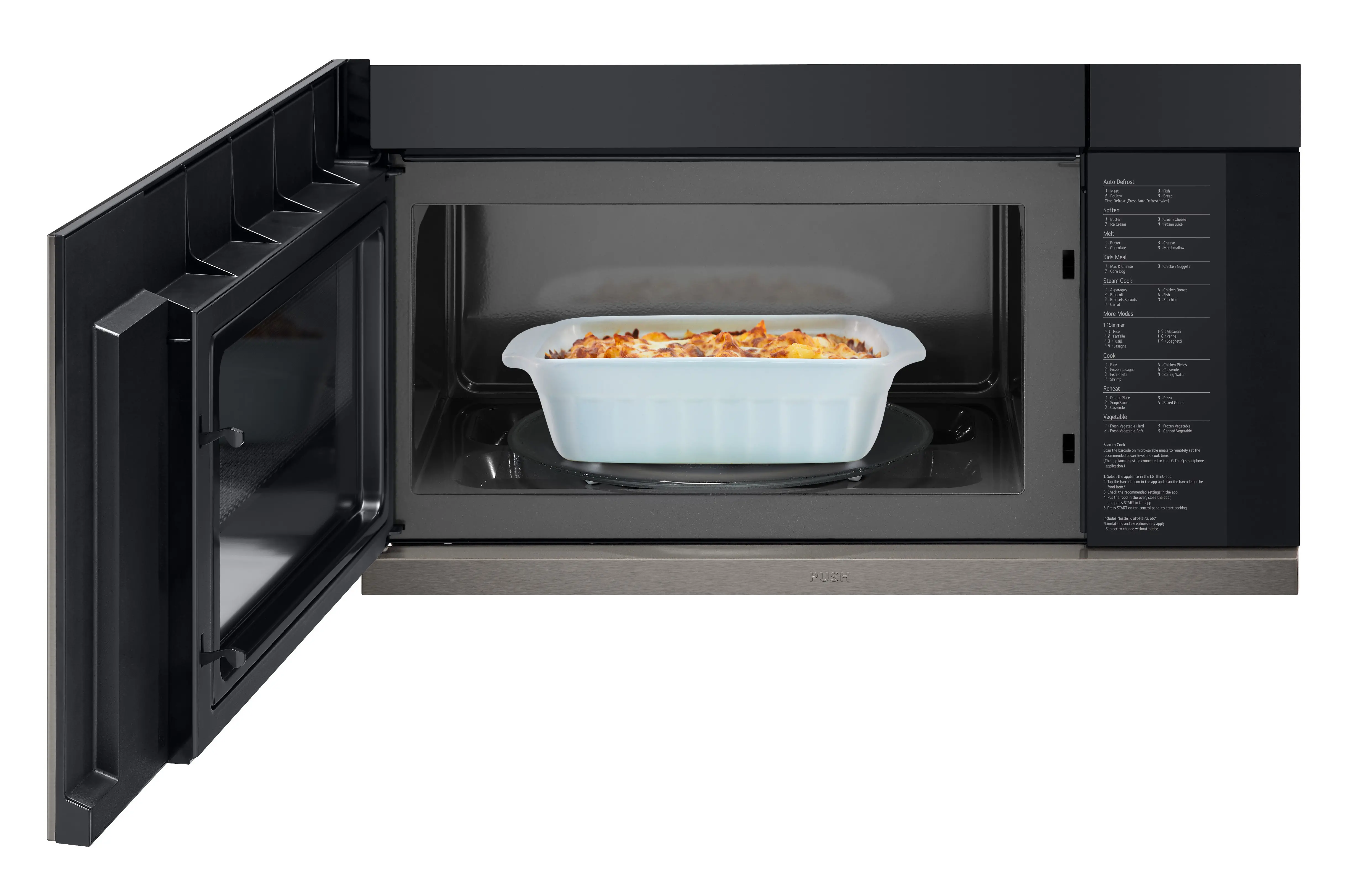 MVEL2137D LG 2.1 cu ft Over the Range Microwave - Black Stainless Steel-2