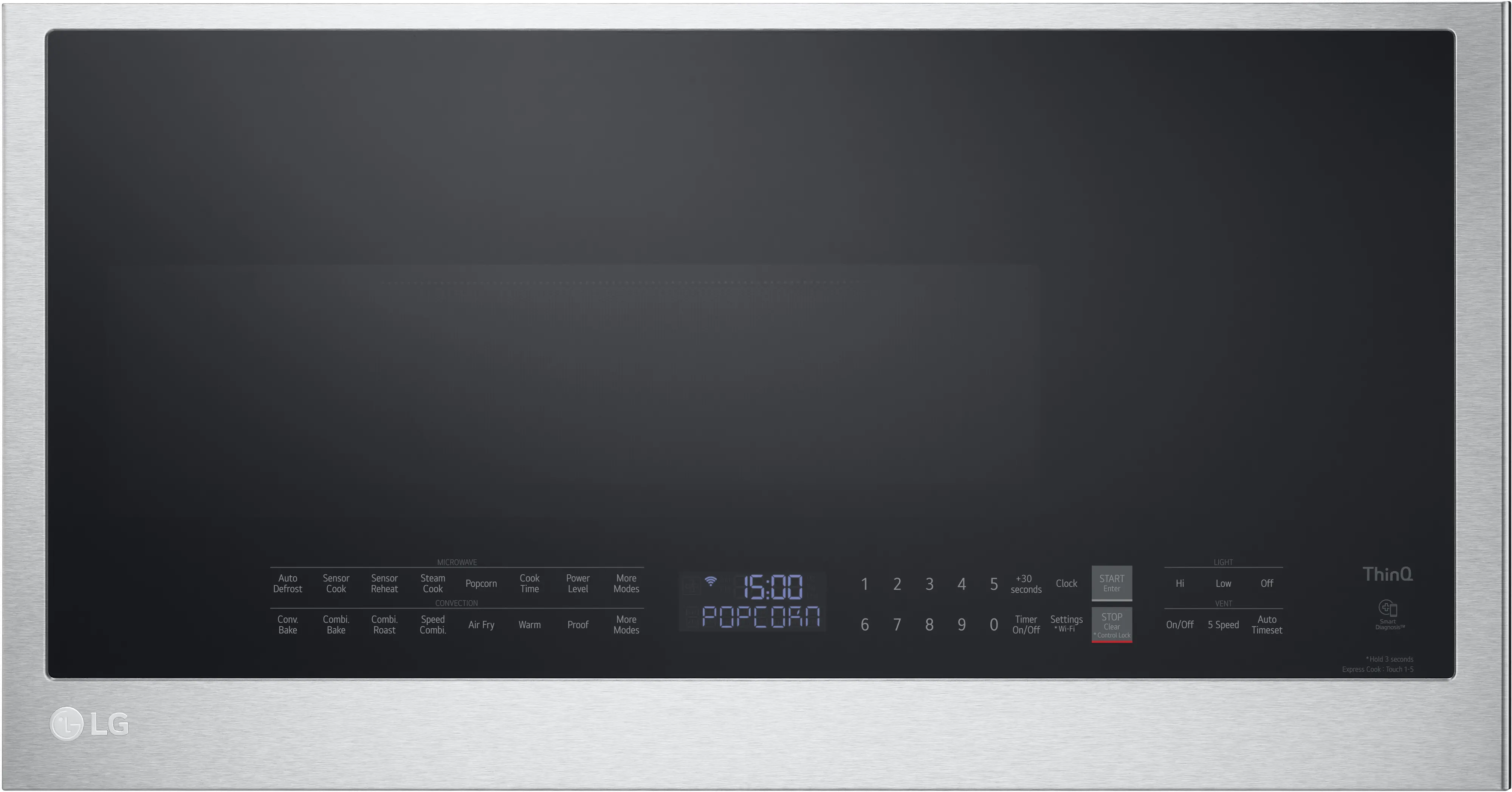MHEC1737F LG 1.7 cu ft Over the Range Microwave - Stainless Steel-1