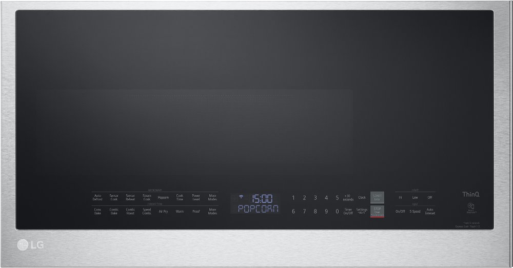 LG 1.7 cu ft Over the Range Microwave - Stainless Steel