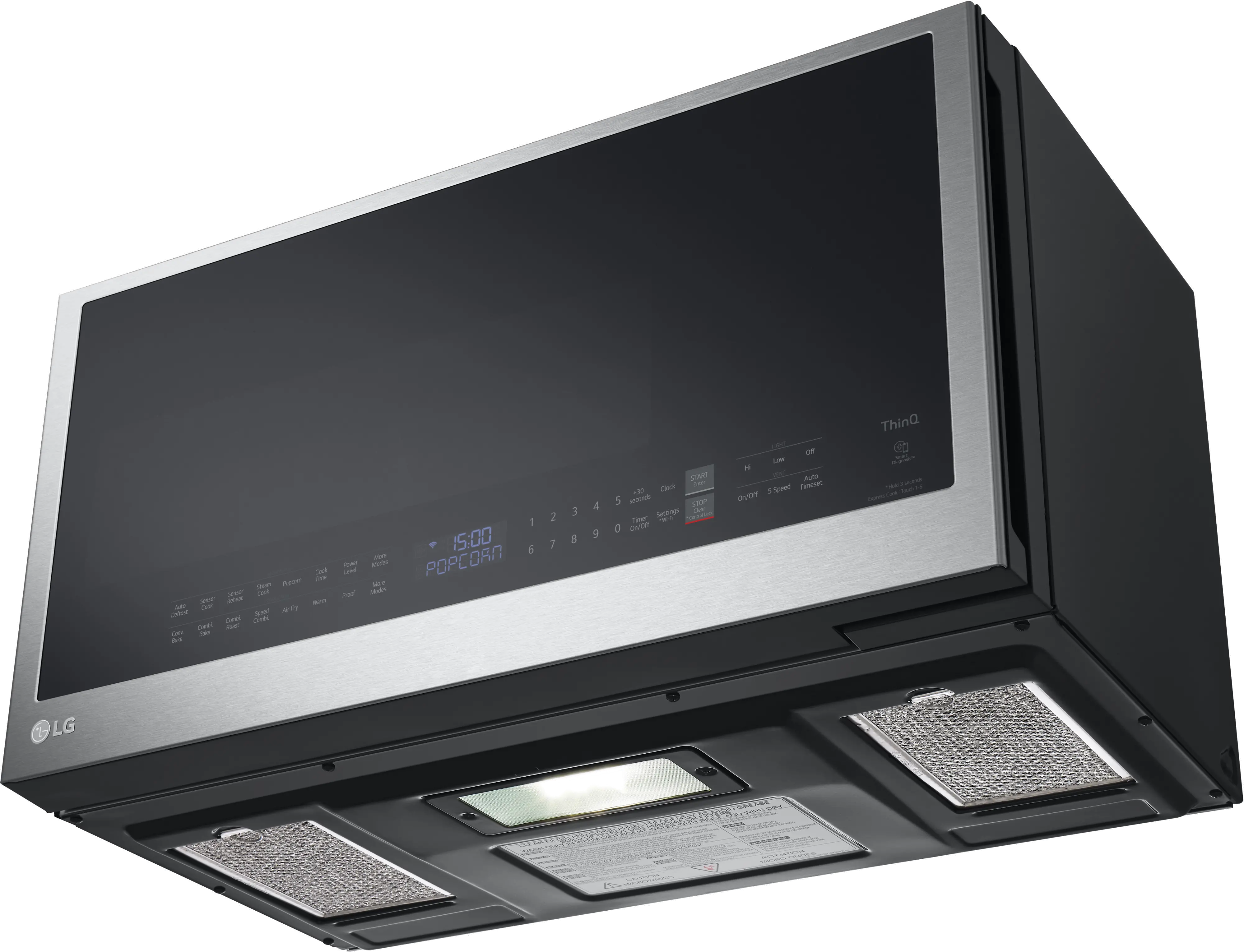 MHEC1737F LG 1.7 cu ft Over the Range Microwave - Stainless Steel-4